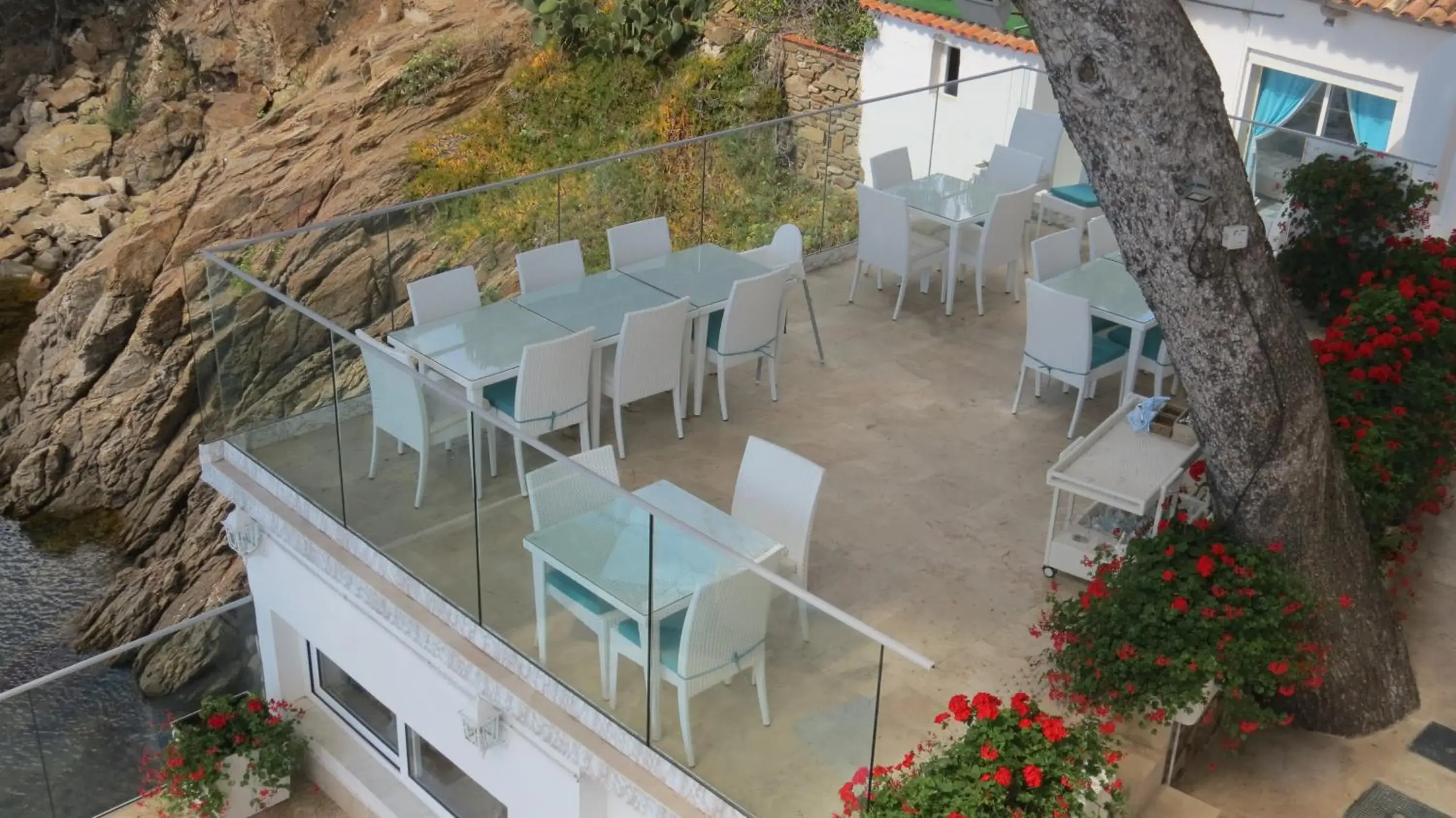 Balcony/Terrace, Patio/Outdoor Area in Hotel La Calanque