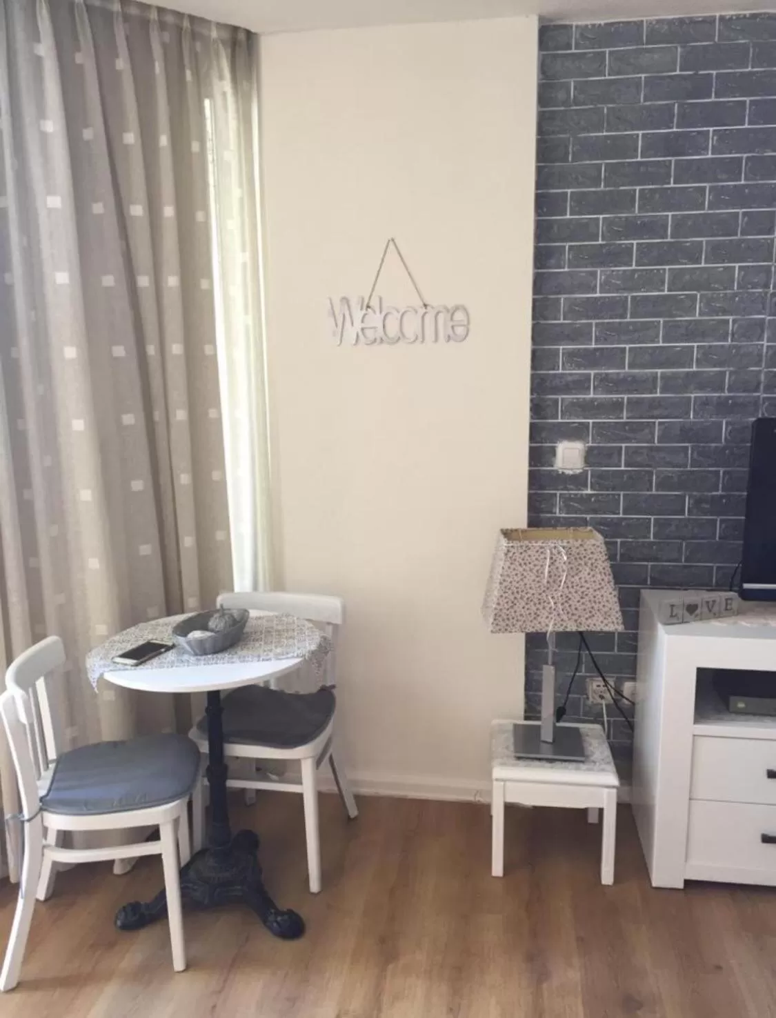 Bedroom in Raphael Apartments