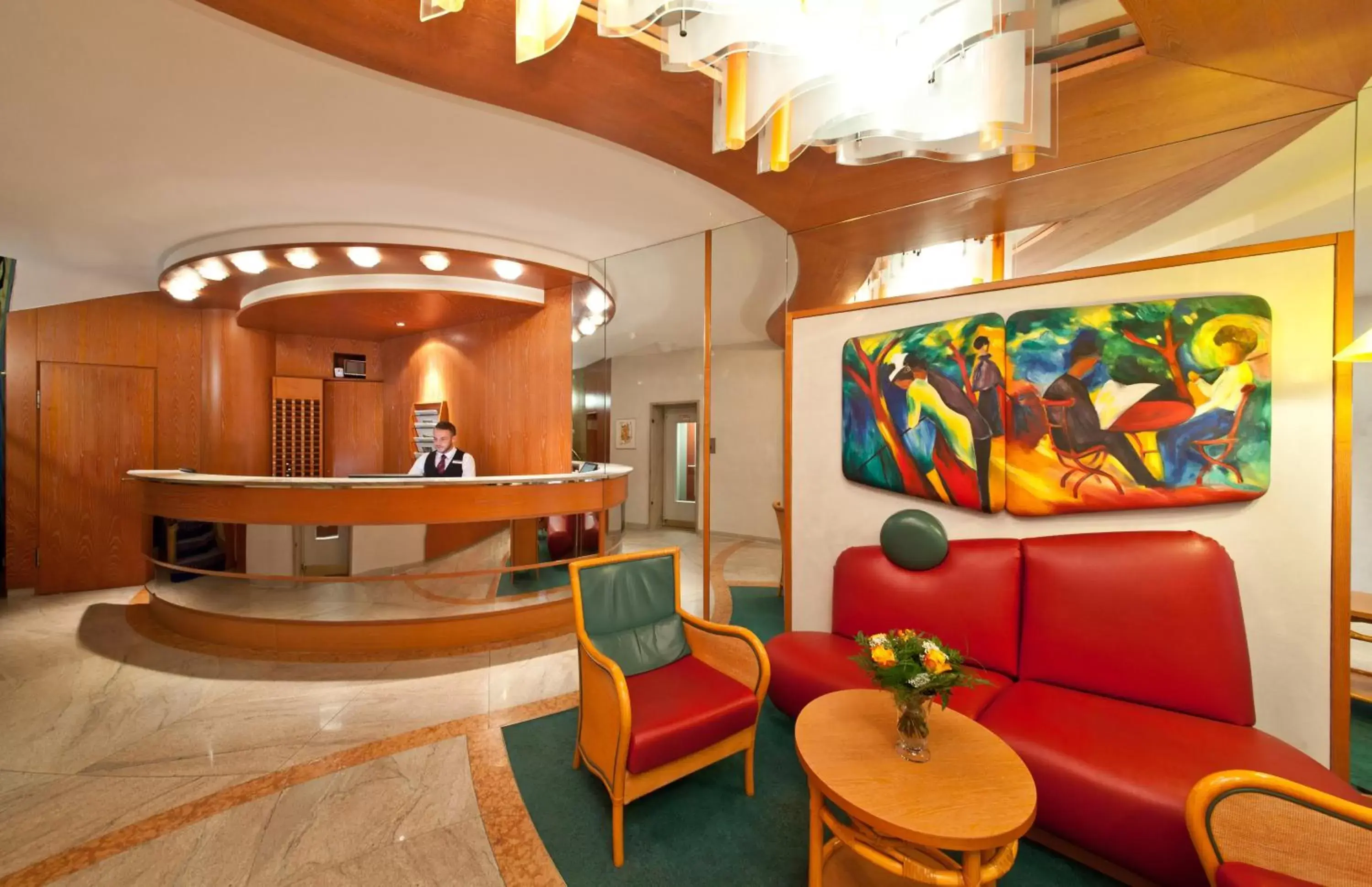 Lobby or reception in Hotel Boulevard Lobby or reception in Hotel Boulevard