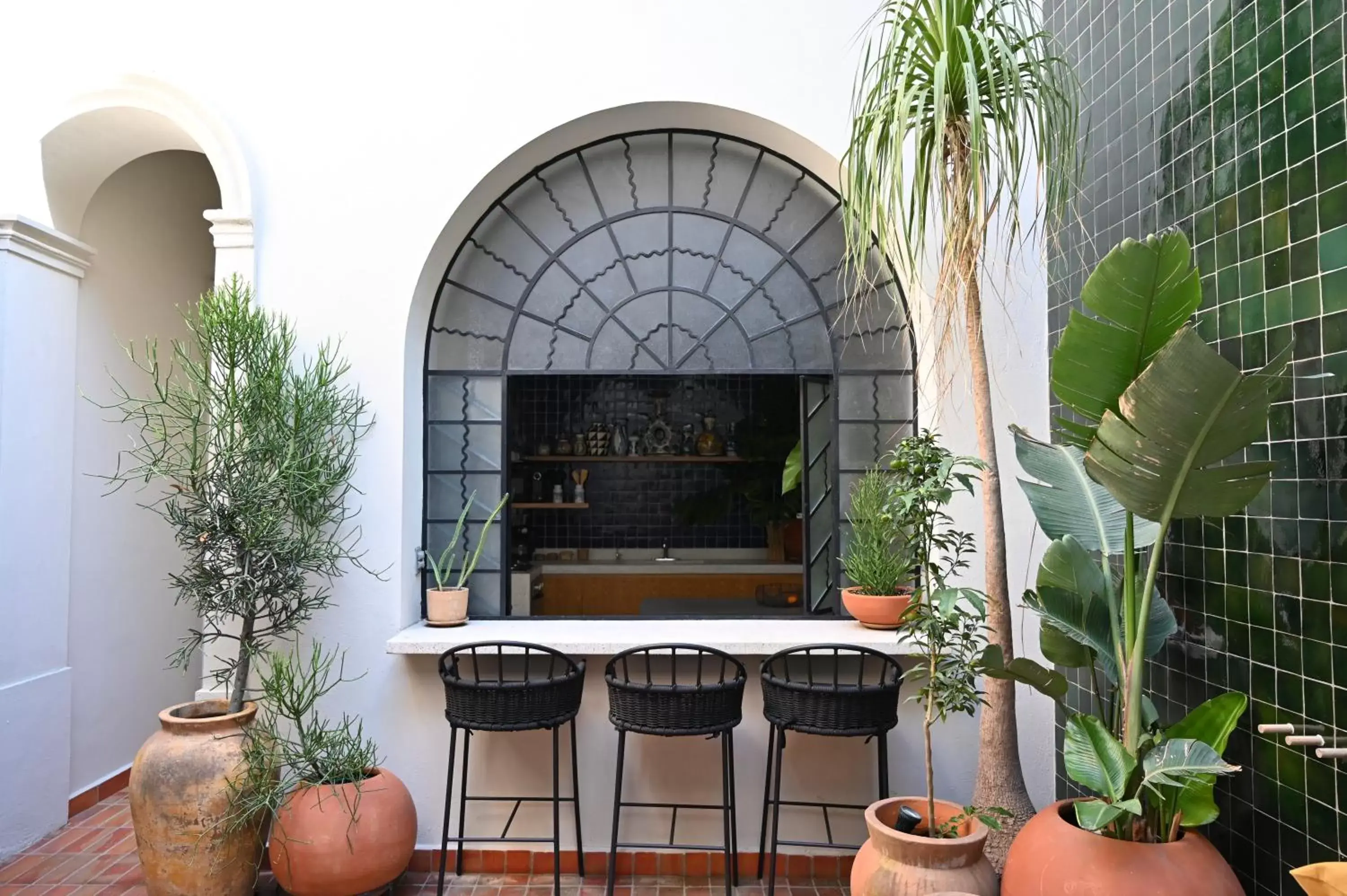 Patio in Casa Kali by Barrio México