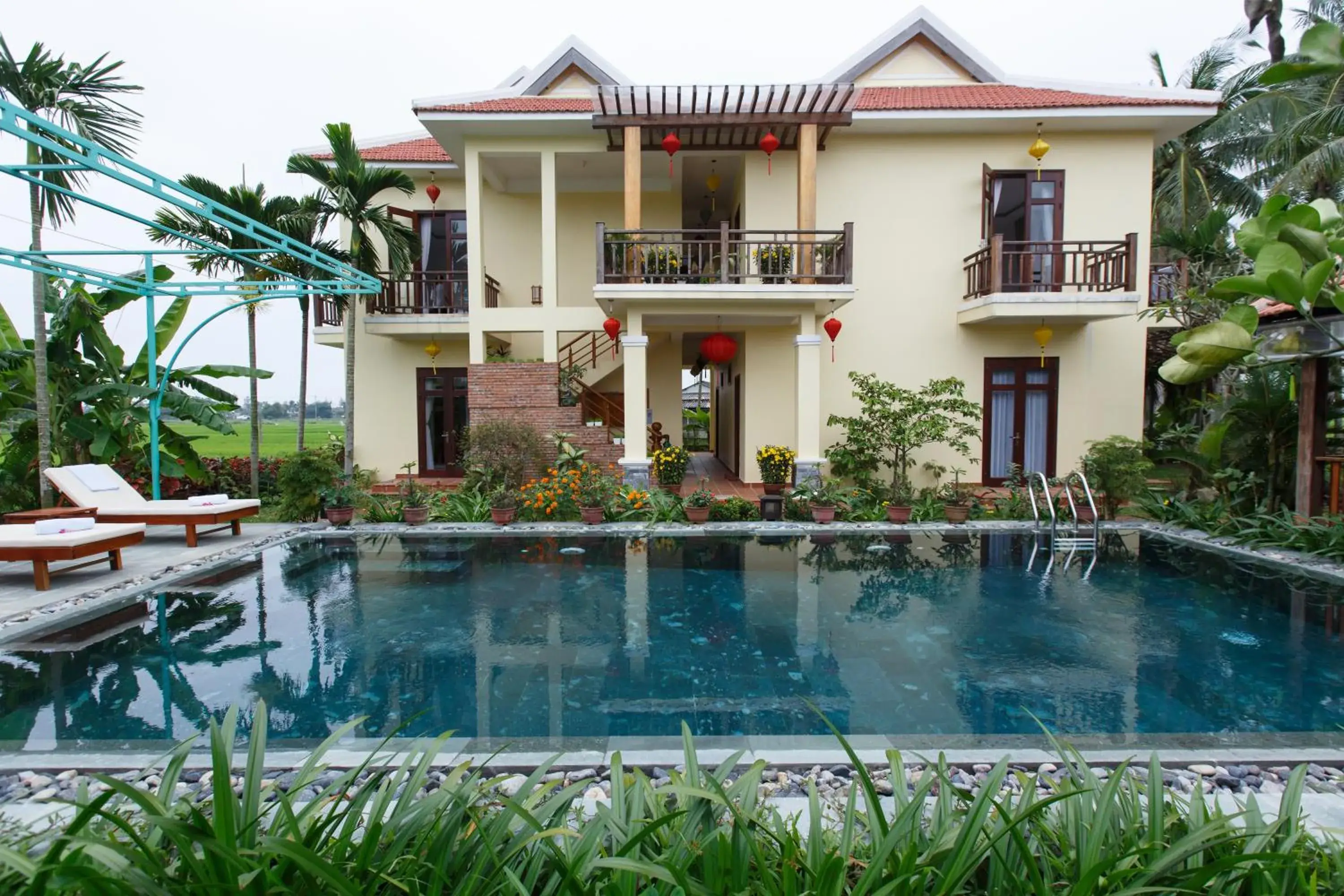 Pool view, Property Building in Lama Villa Hoi An