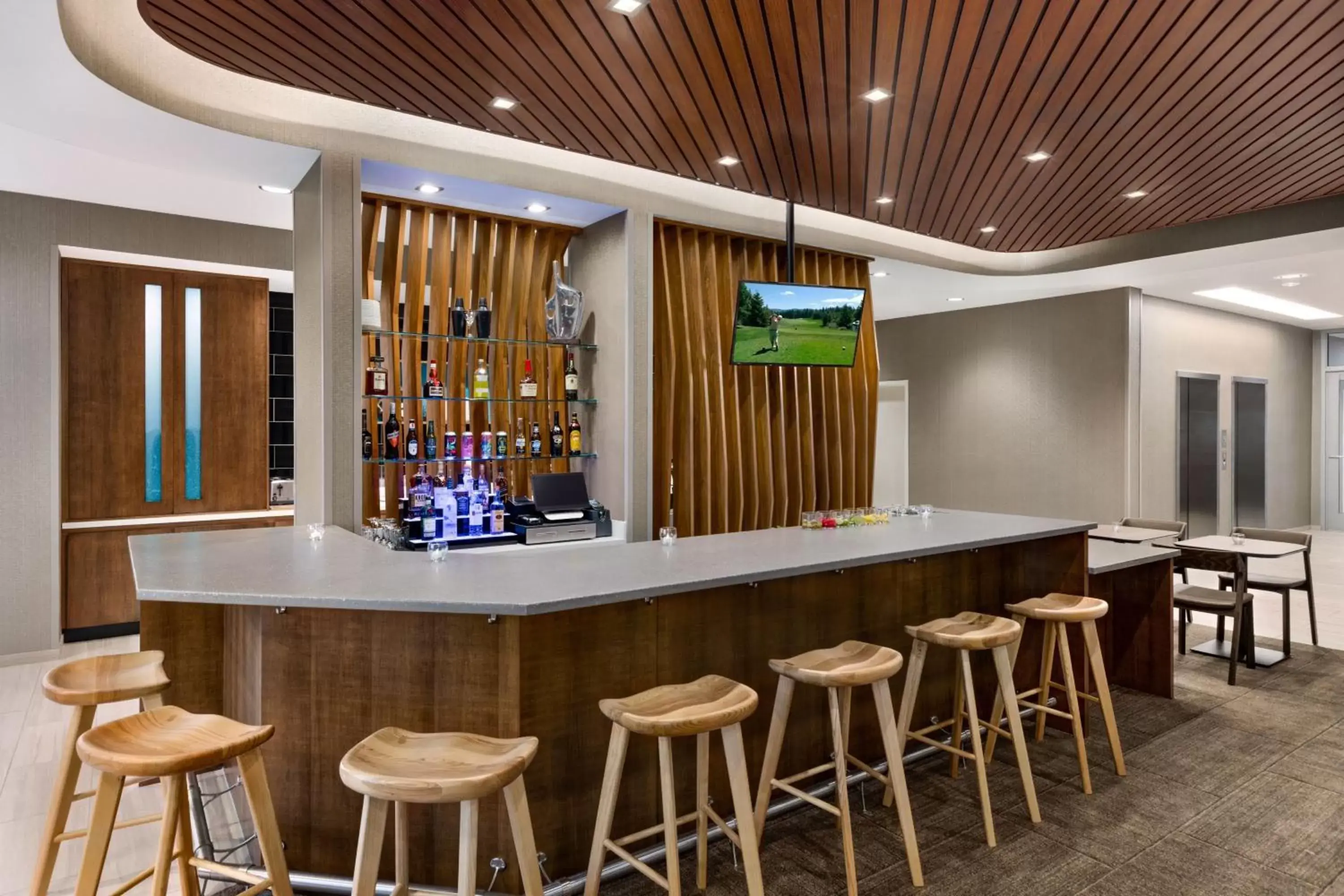 Lobby or reception, Lounge/Bar in SpringHill Suites by Marriott Camp Hill