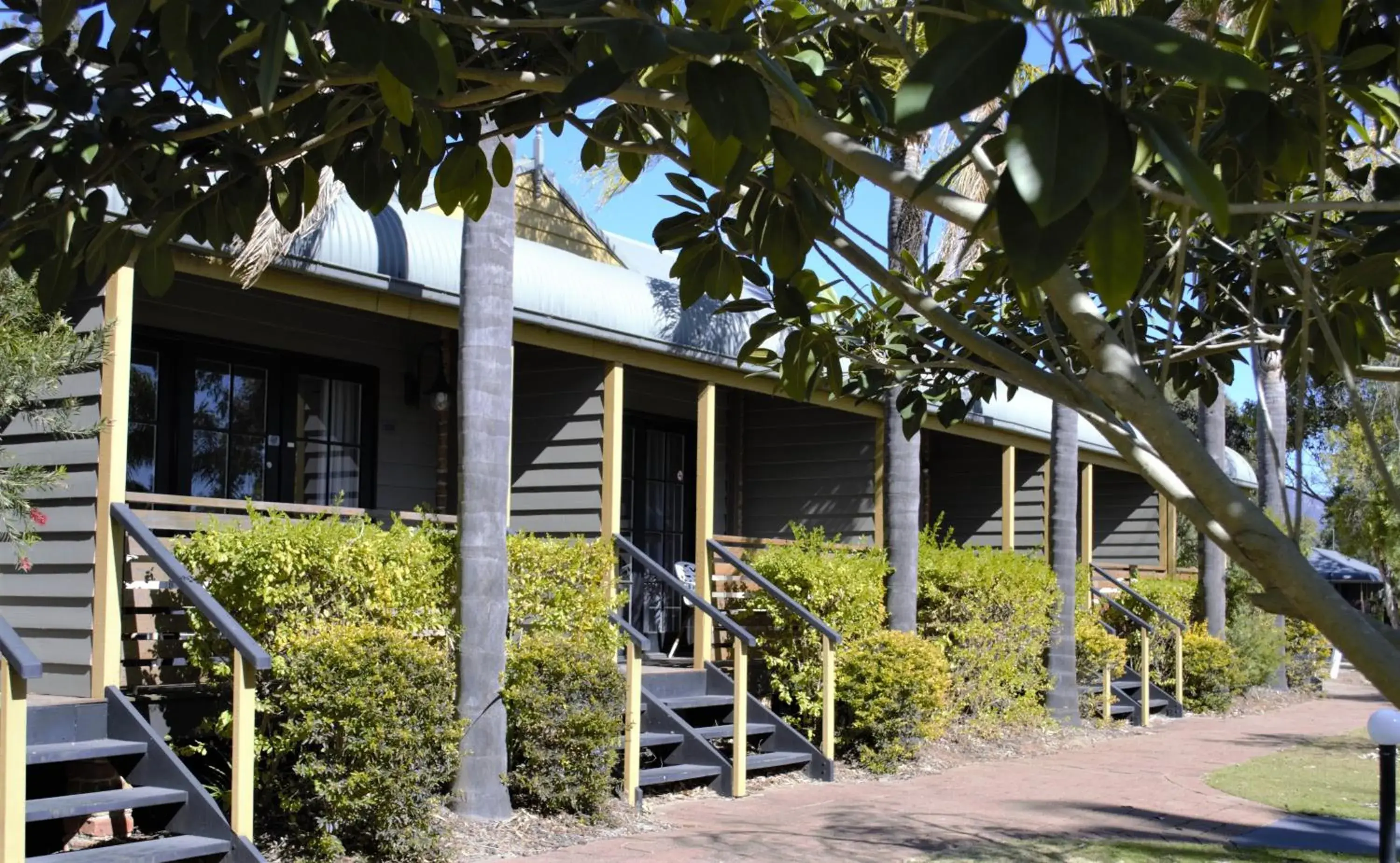 Patio in Pokolbin Village Estate