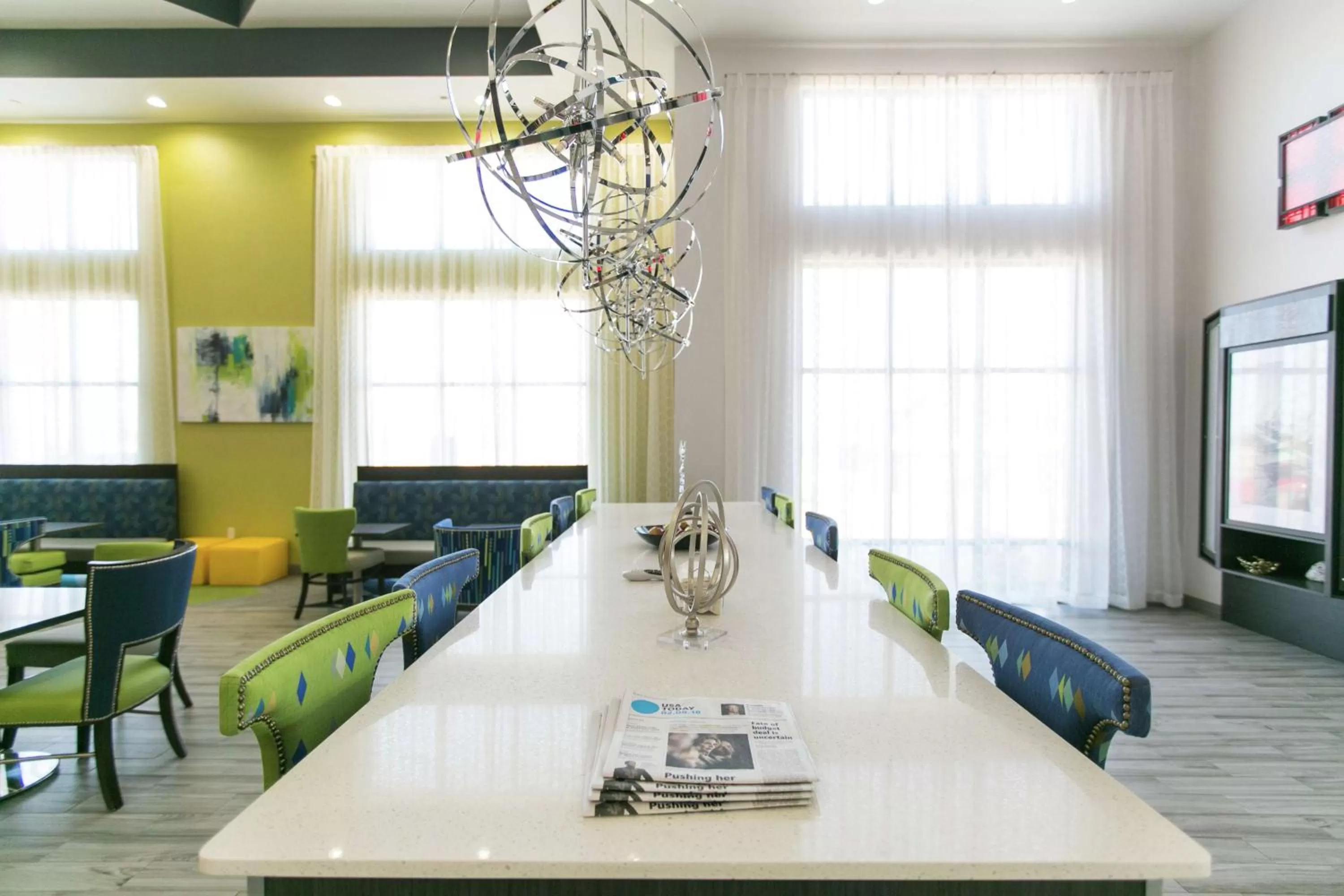 Lobby or reception in Hampton Inn & Suites Stroud