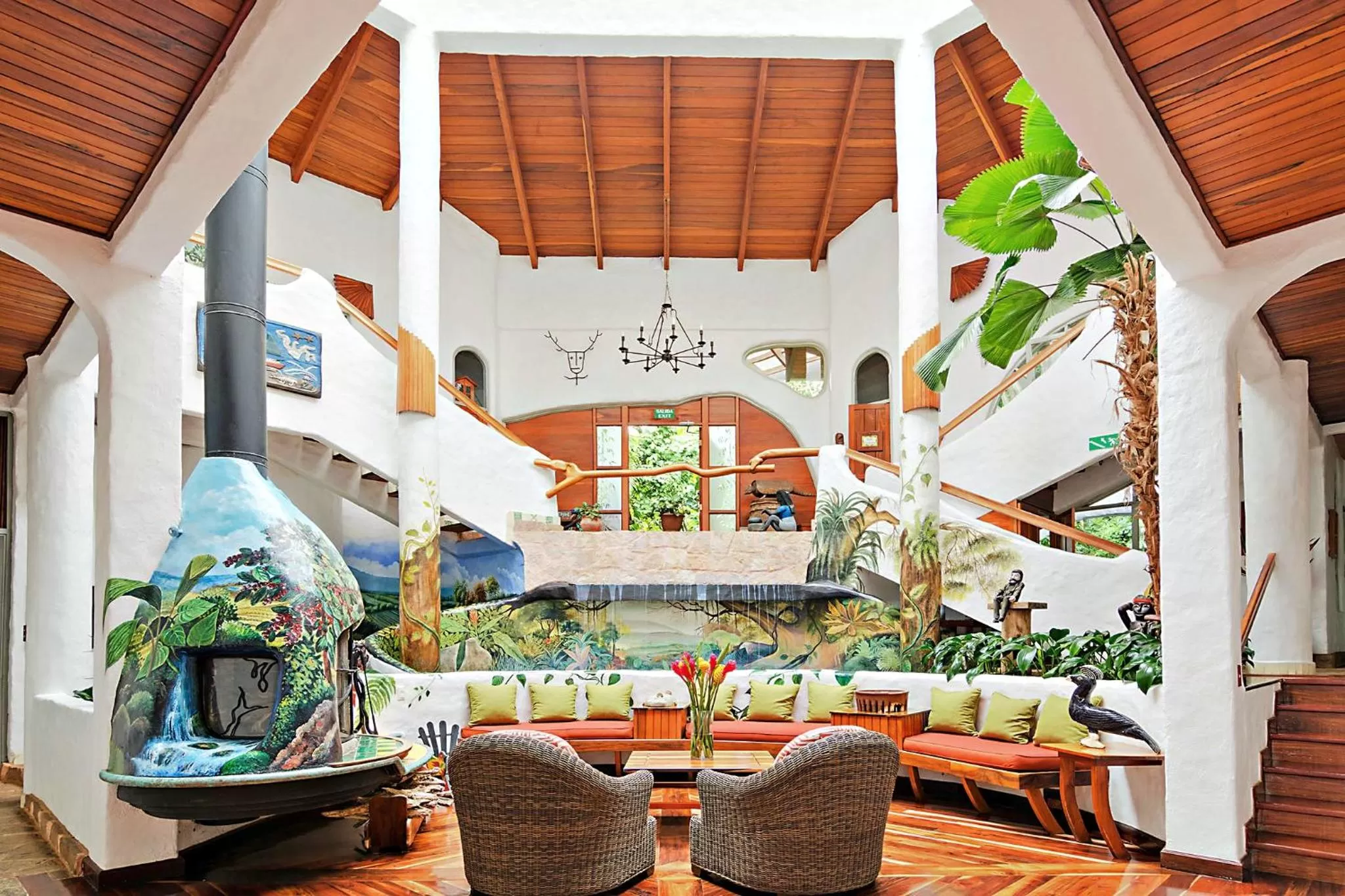 Living room in Finca Rosa Blanca Coffee Farm and Inn