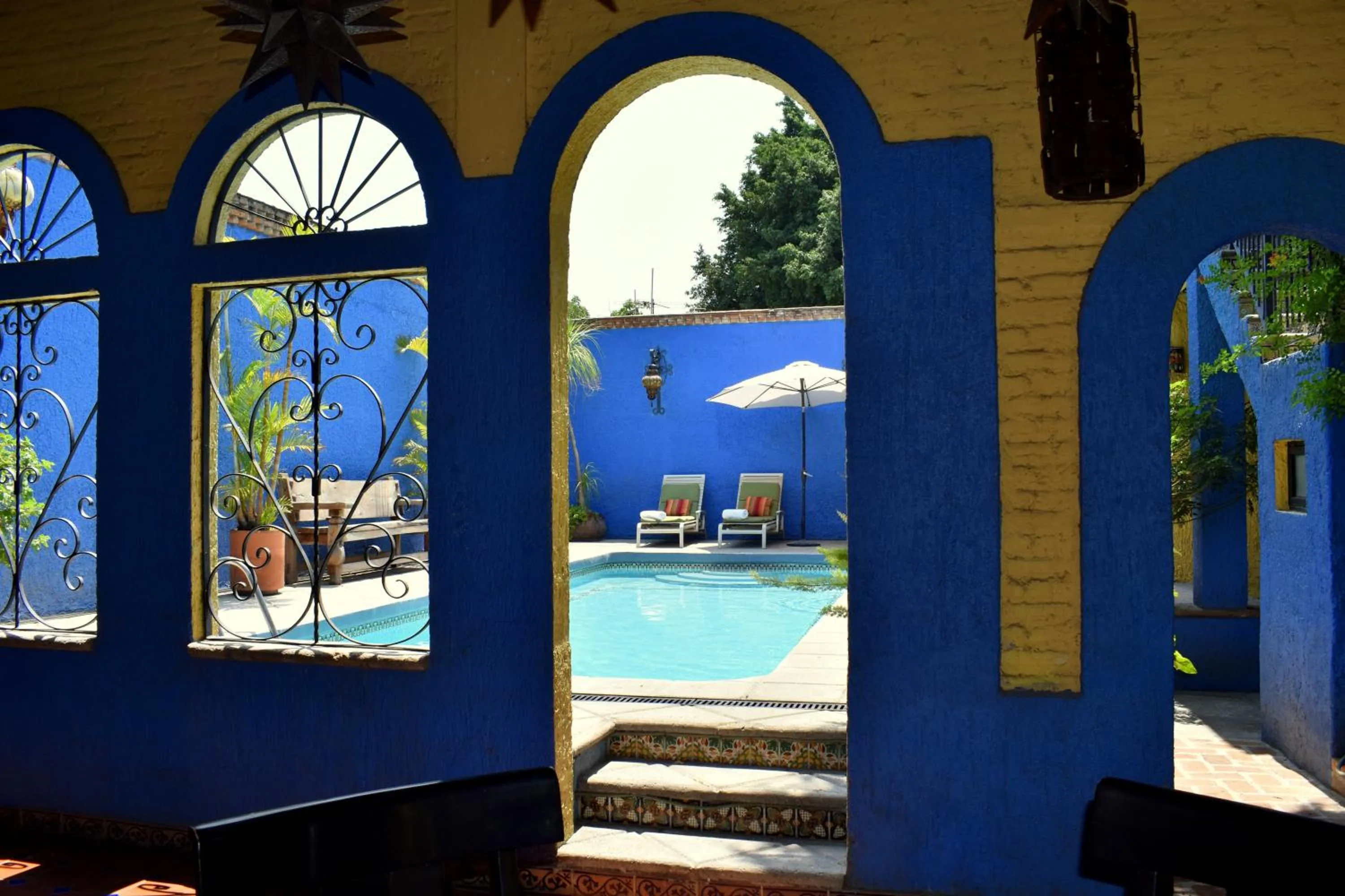 Pool view in La Villa del Ensueno Boutique Hotel