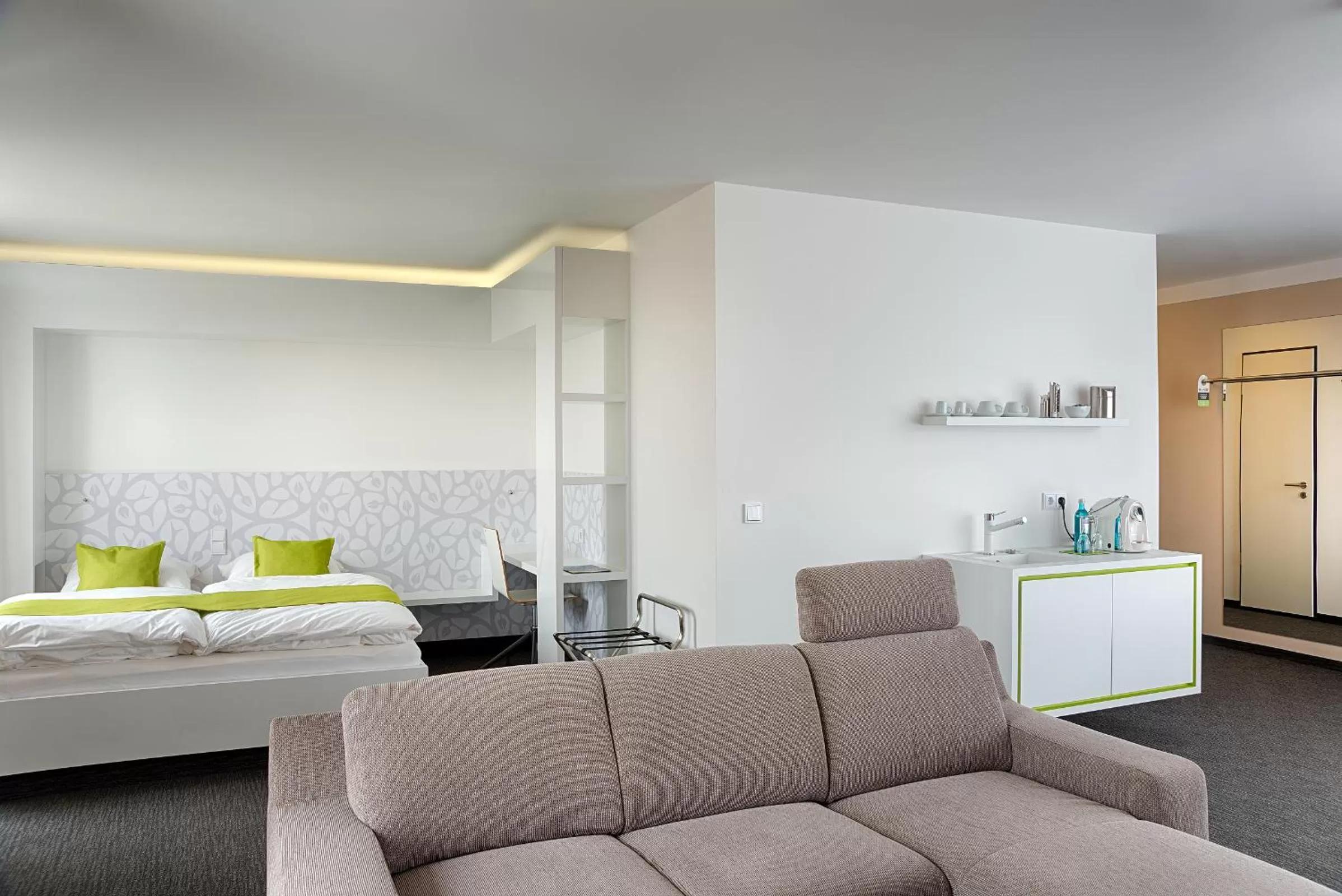 Seating area in MARA Hotel