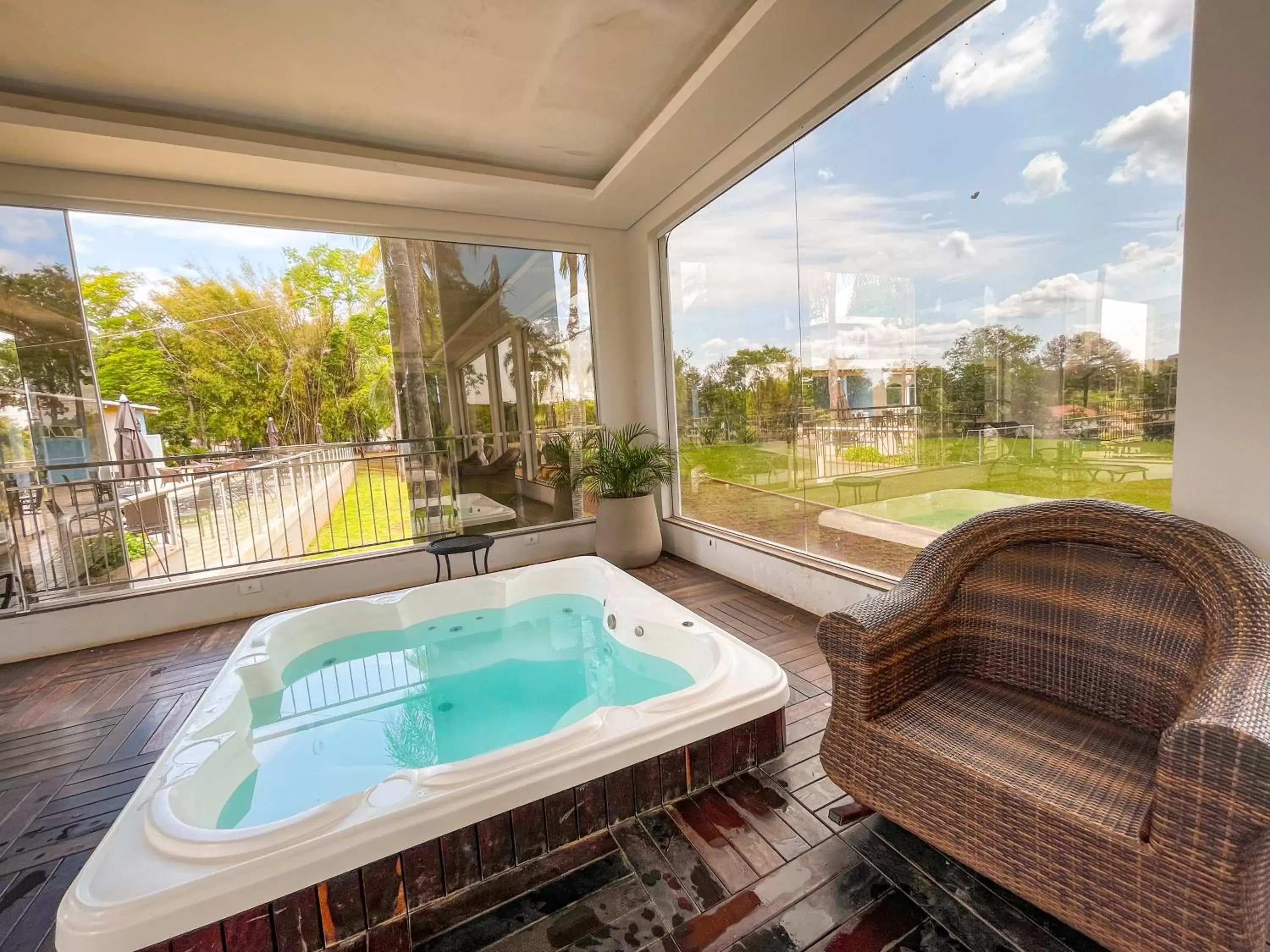 Swimming pool in Grand Carimã Resort & Convention Center Swimming pool in Grand Carimã Resort & Convention Center