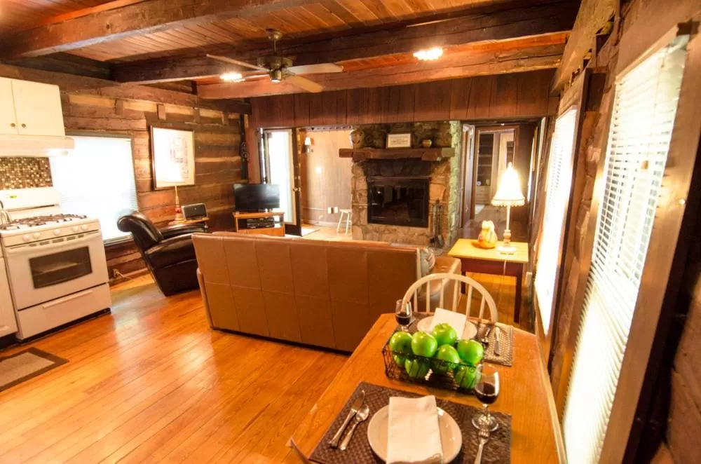 Kitchen or kitchenette in Asheville Cabins of Willow Winds