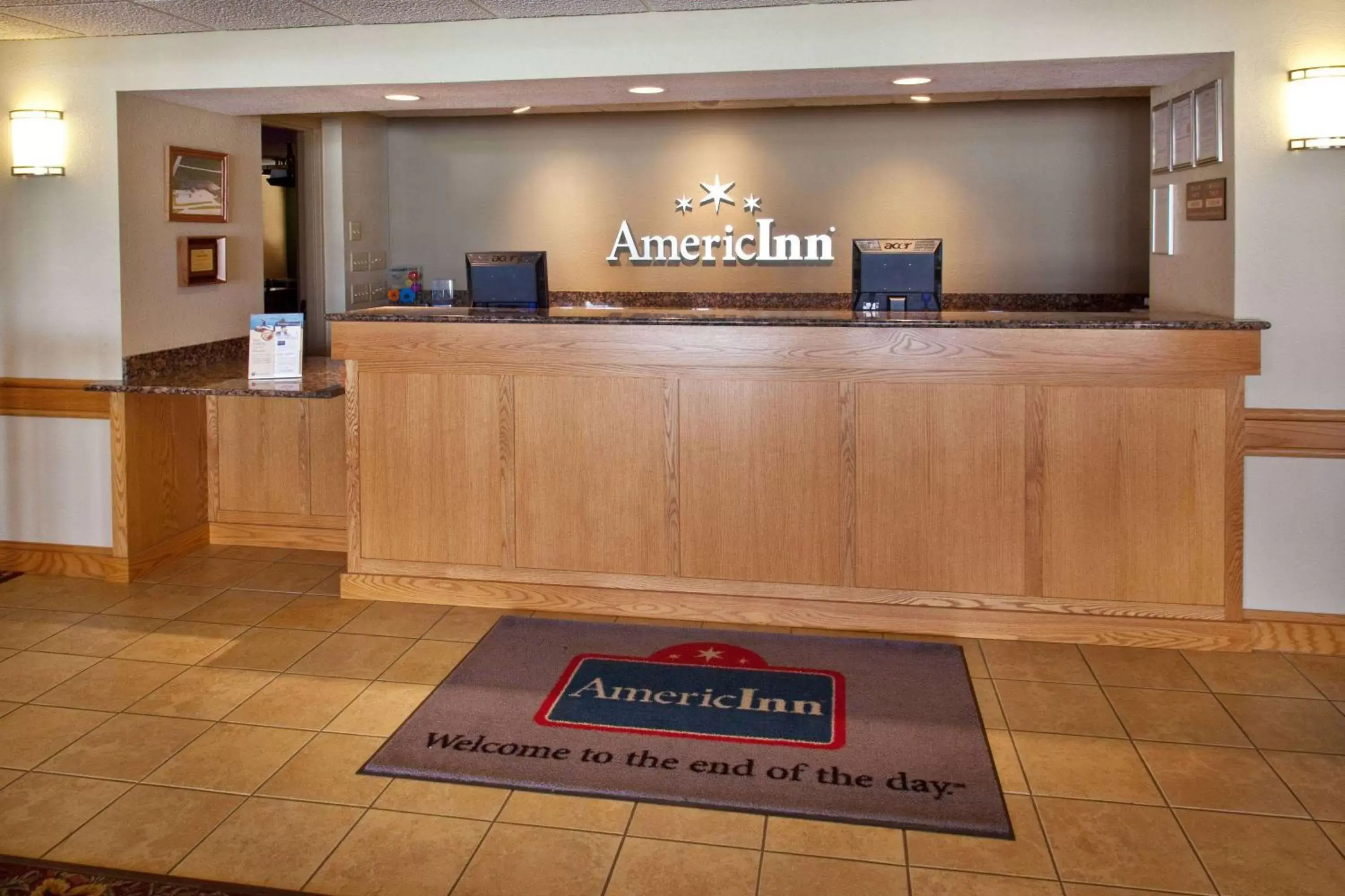 Lobby or reception in AmericInn by Wyndham Anamosa Lobby or reception in AmericInn by Wyndham Anamosa