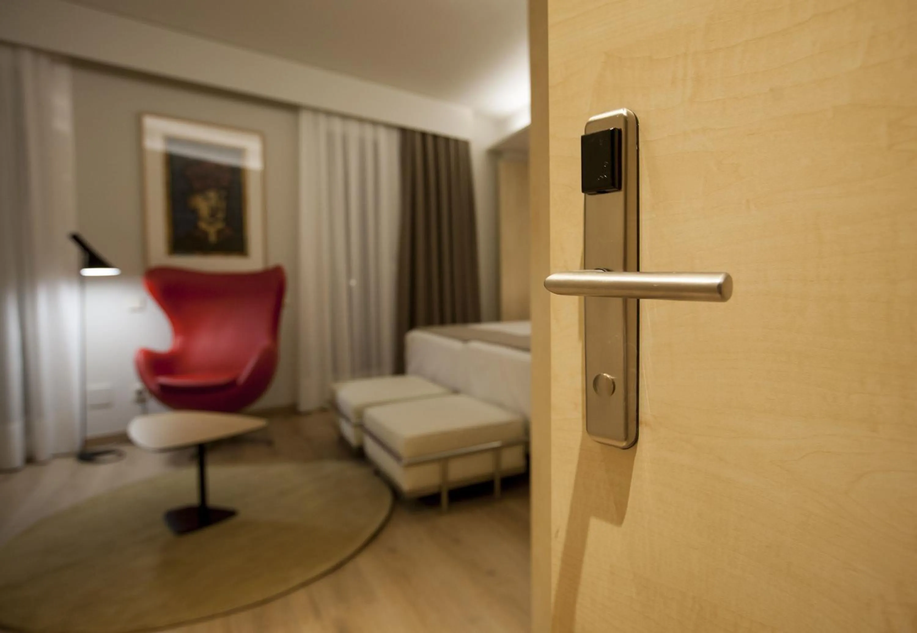 Decorative detail, Bed in San Gil Plaza Hotel