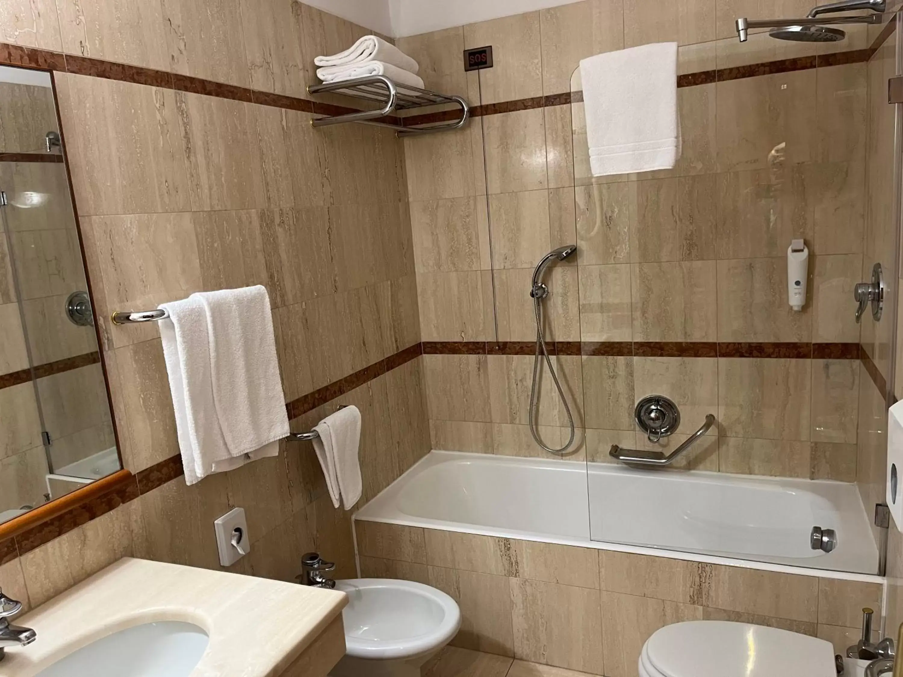 Bathroom in Crystal Hotel Varese