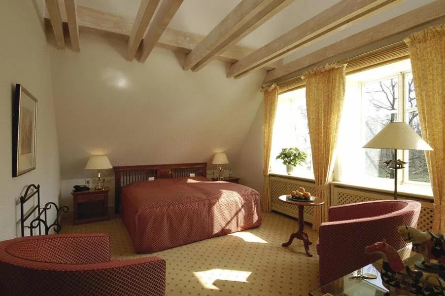 Photo of the whole room, Bed in Forsthaus Heiligenberg