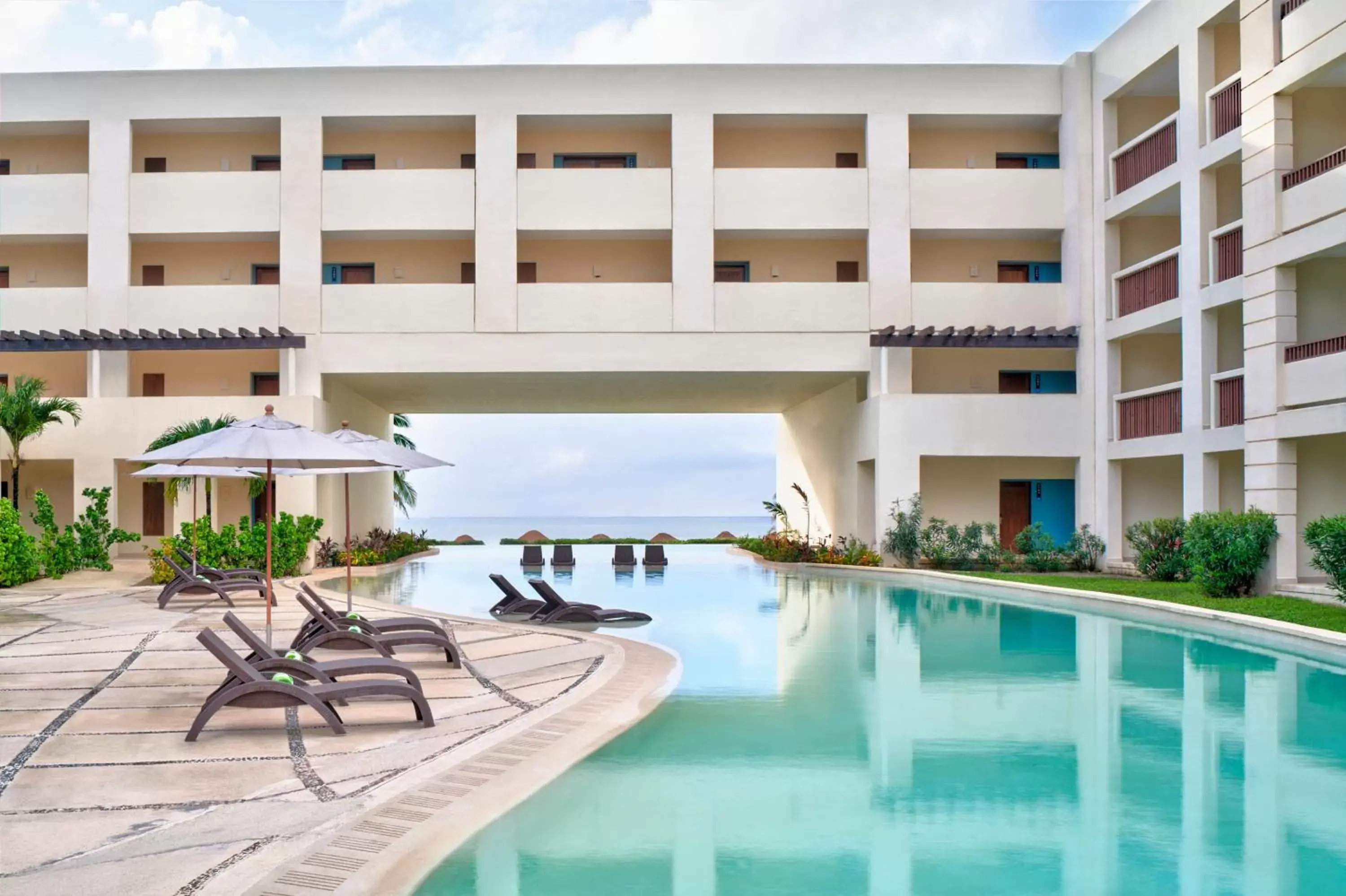 Swimming Pool in Hyatt Ziva Riviera Cancun All-Inclusive