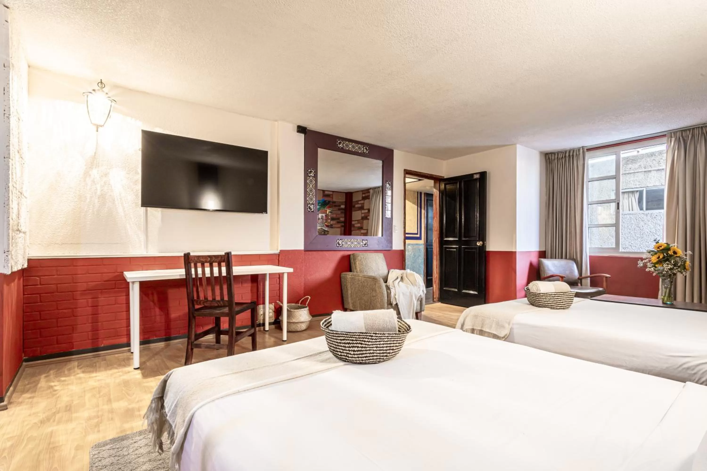 Bedroom, Bed in Soy Local CDMX