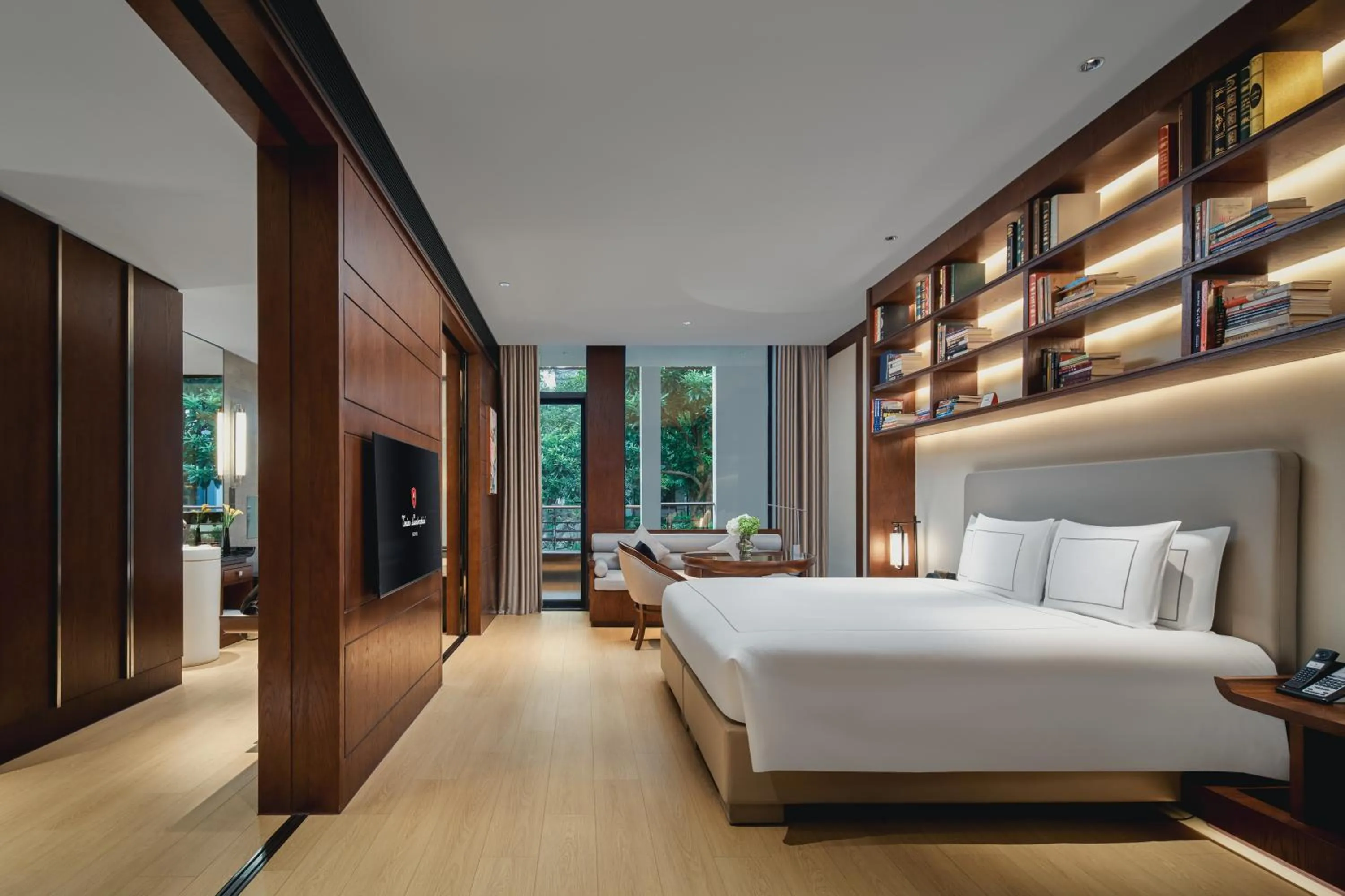 Bed in Tonino Lamborghini Hotel Suzhou