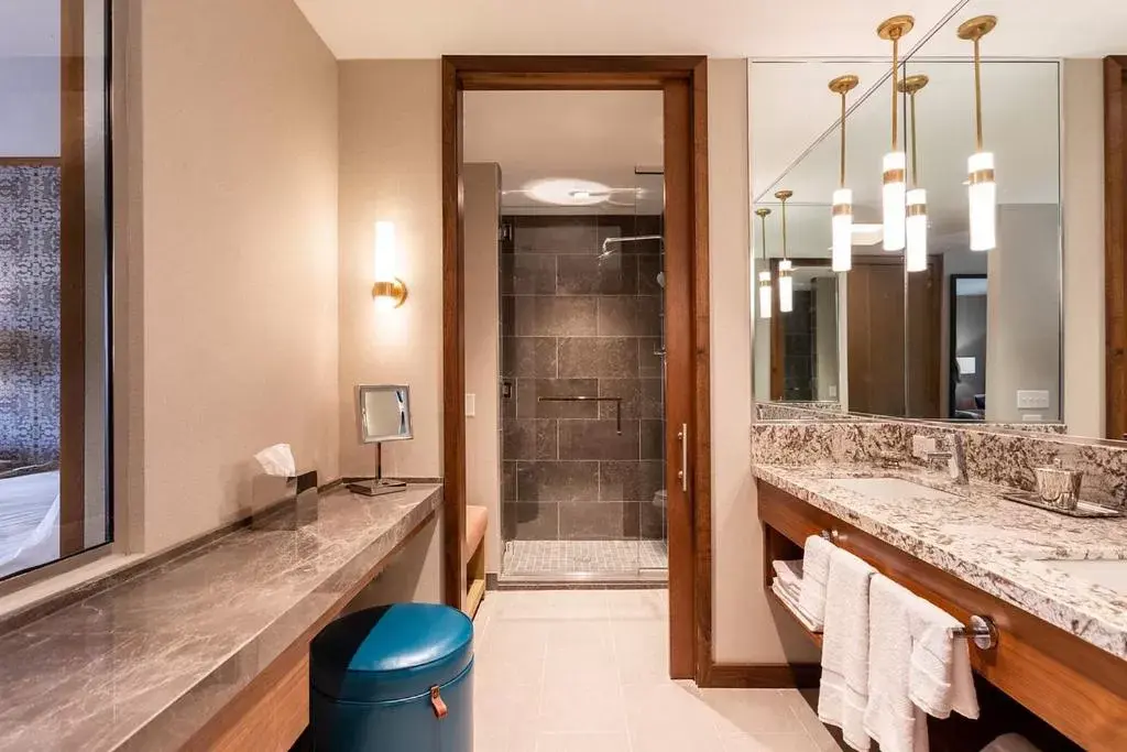 Shower, Bathroom in Drey Hotel