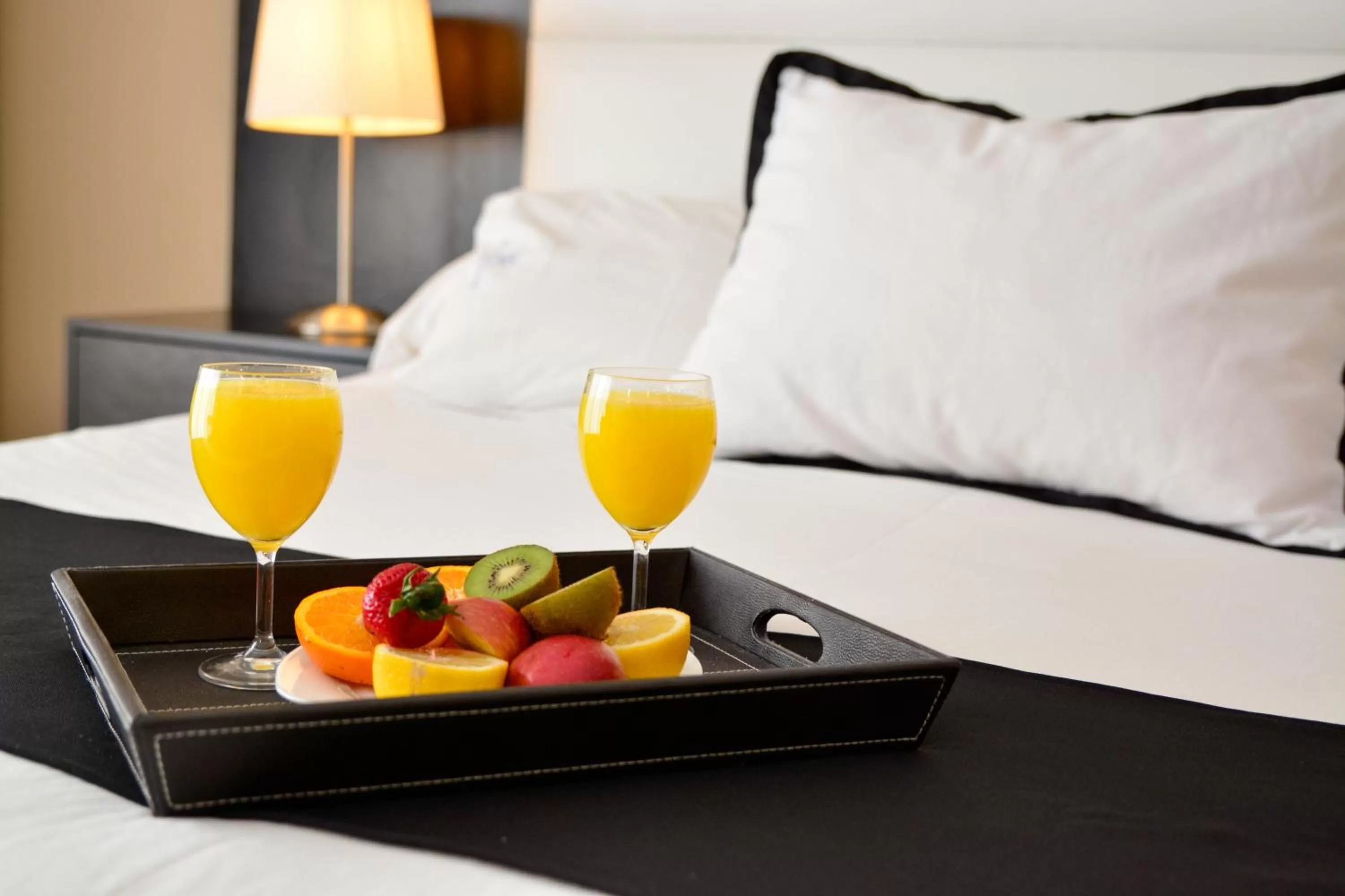 Bed in Pocitos Plaza Hotel