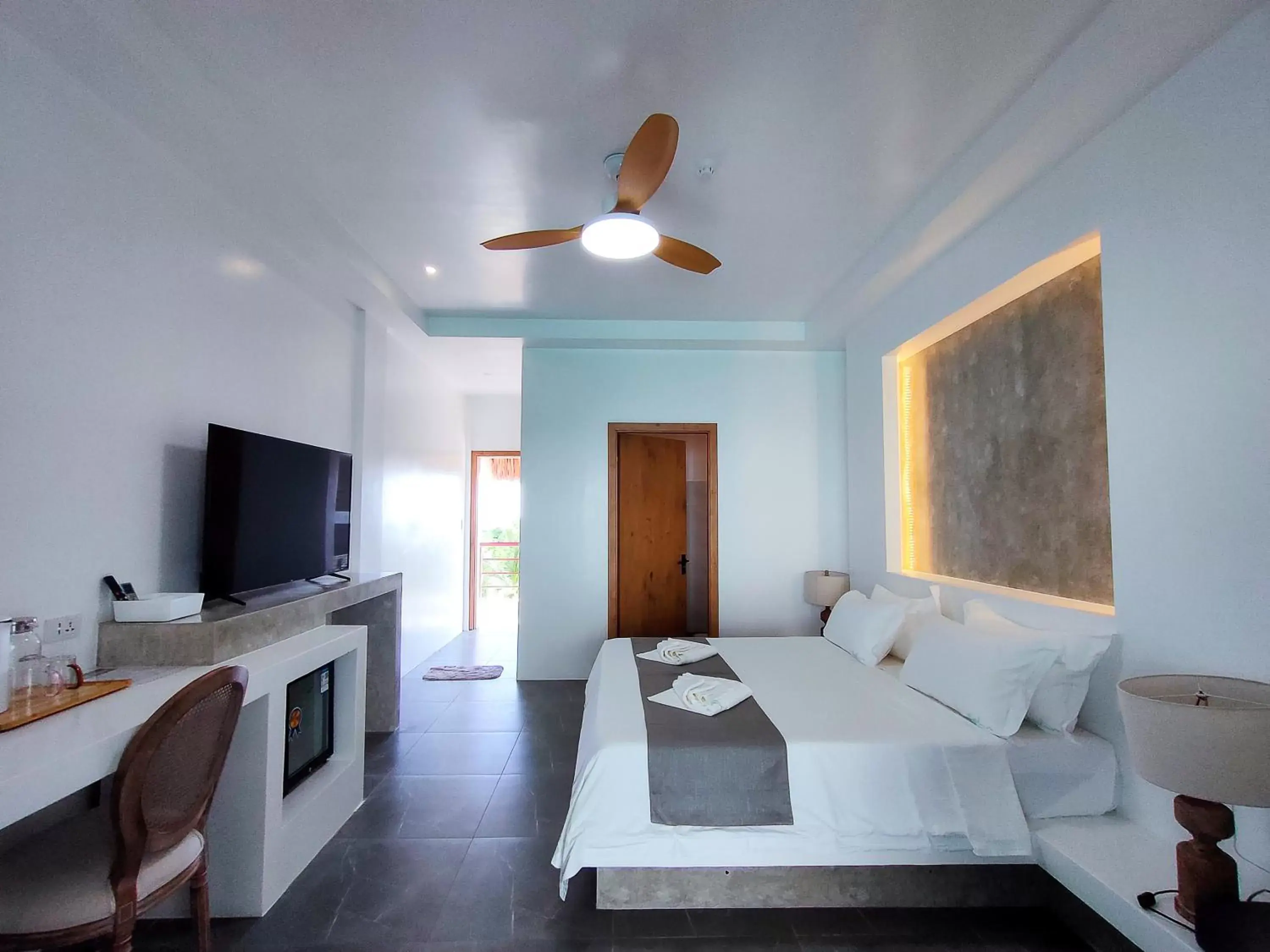 Deluxe Double Room with Balcony in Bohol Coastal View Hotel Deluxe Double Room with Balcony in Bohol Coastal View Hotel