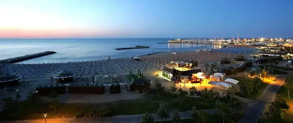 Beach, Bird's-eye View in Hotel Villa Dina