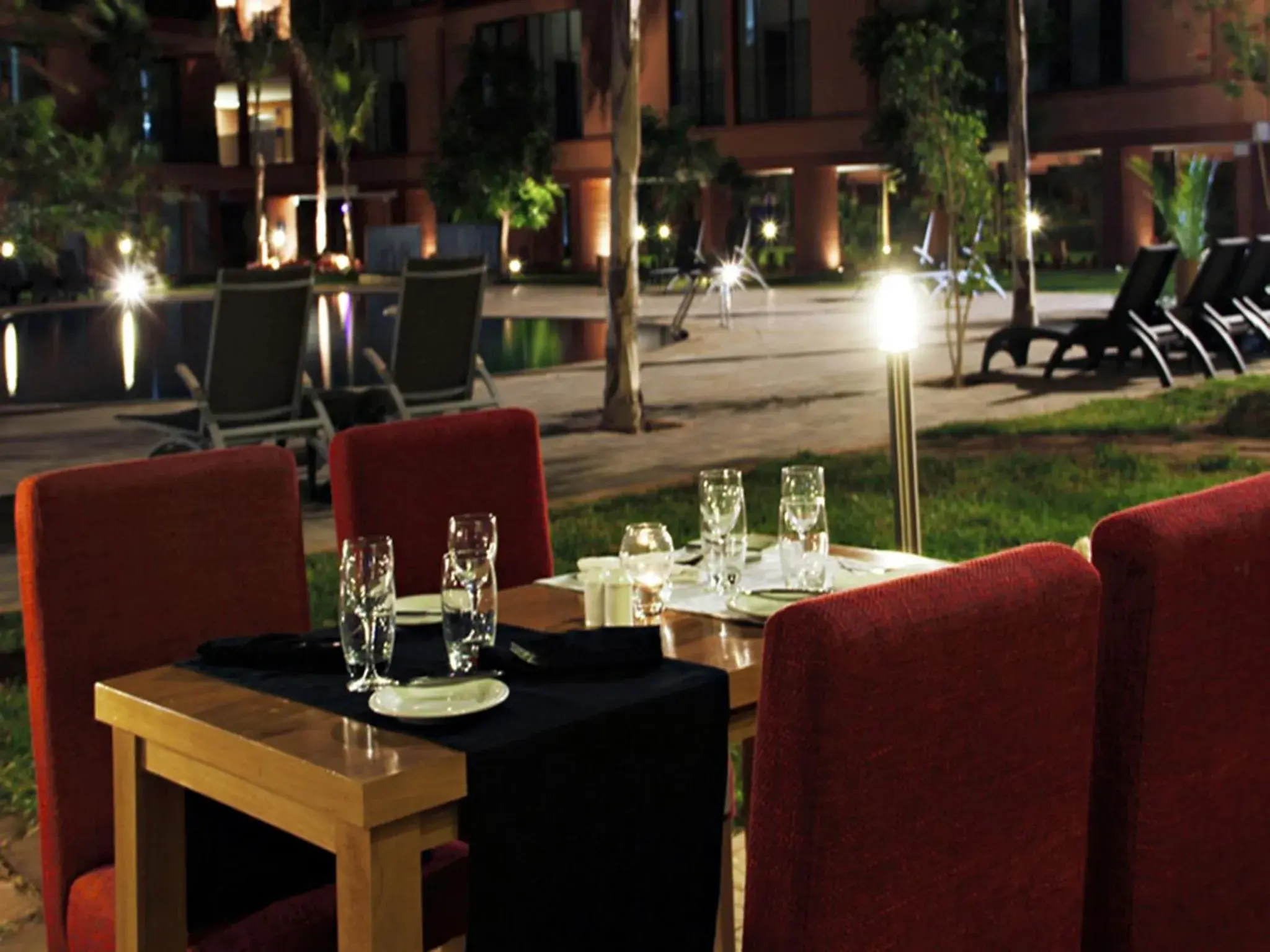 Balcony/Terrace, Restaurant/Places to Eat in Rawabi Hotel Marrakech & Spa