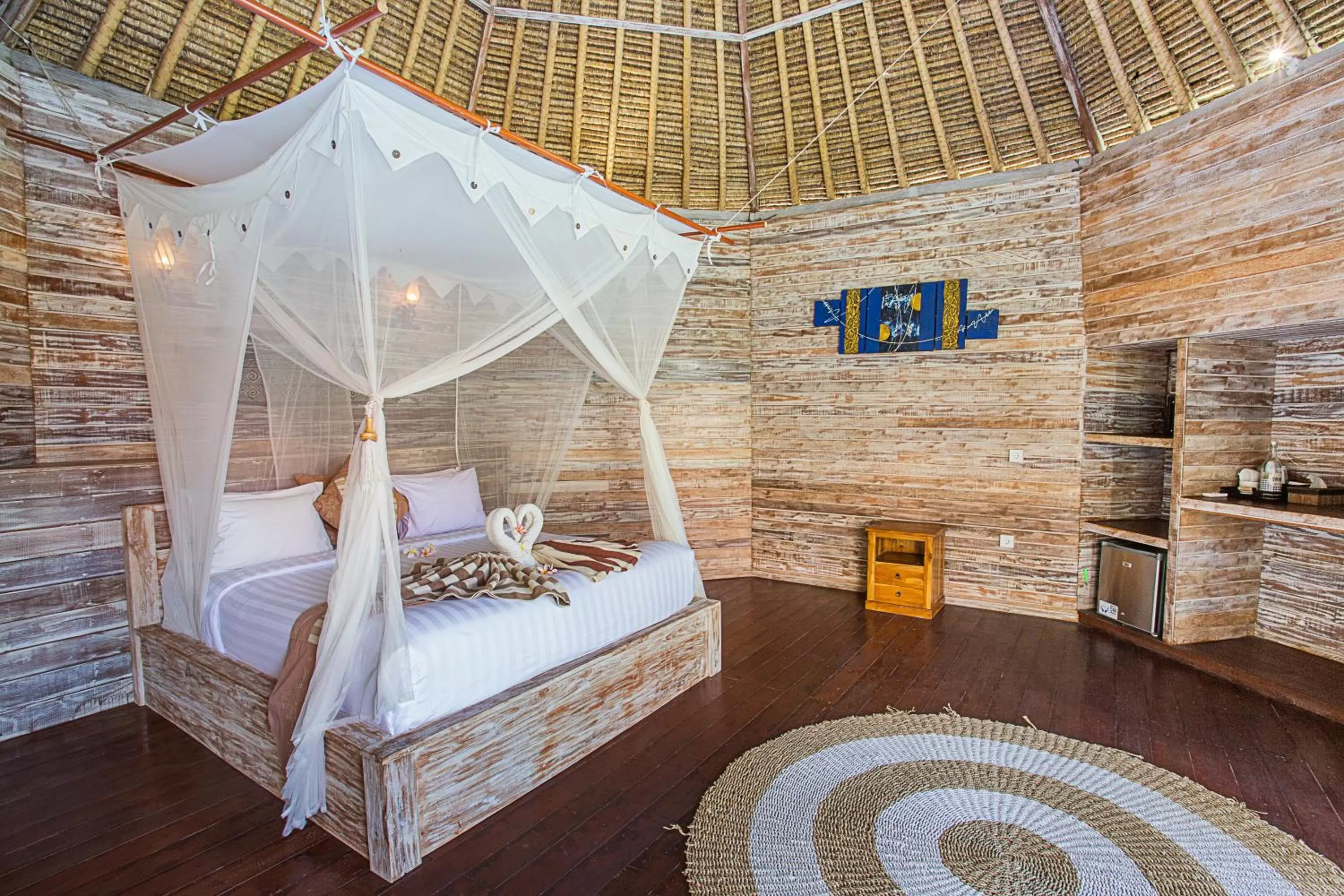 Bed in Sanghyang Bay Villas