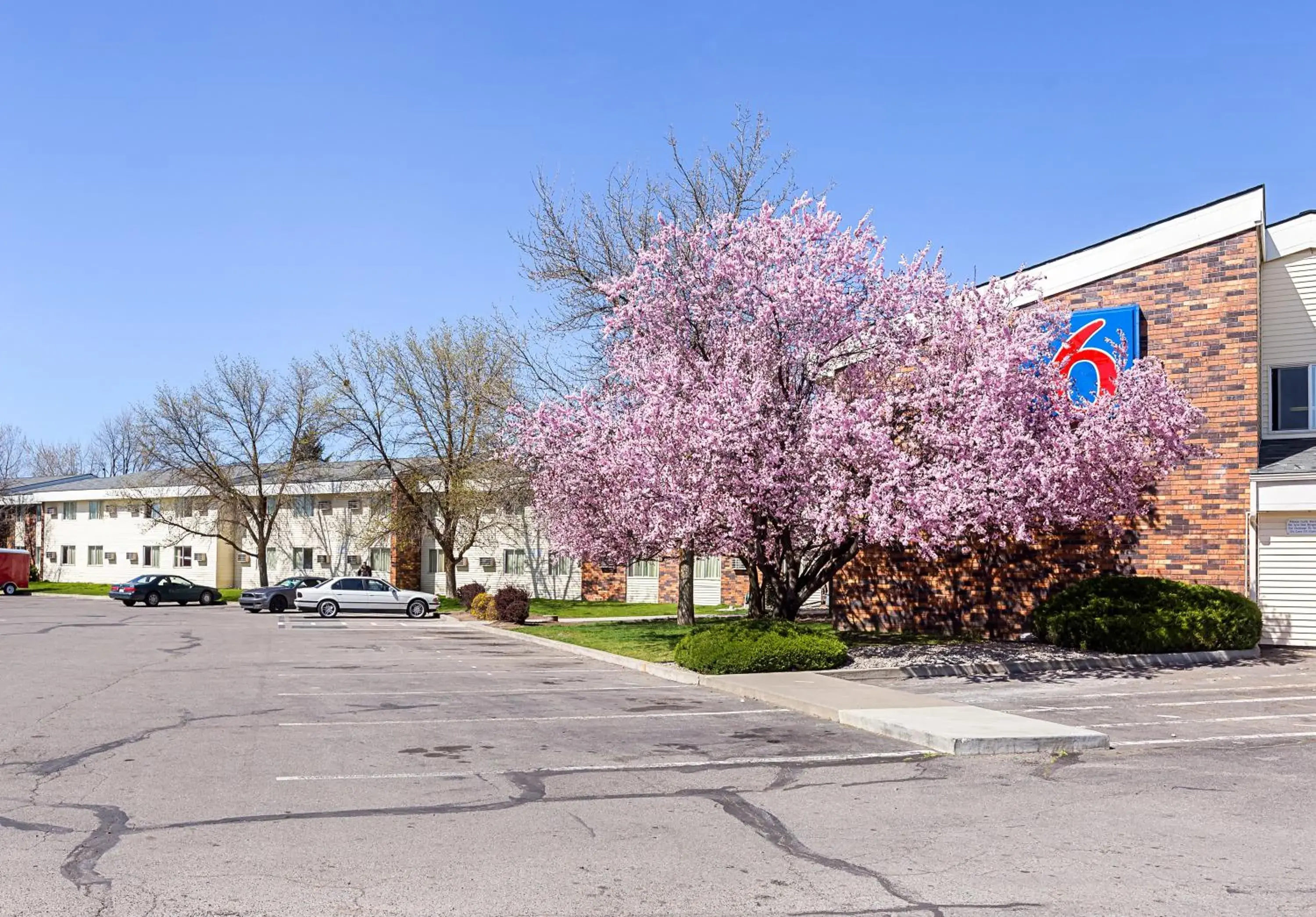 Facade/entrance in Motel 6-Spokane, WA - East