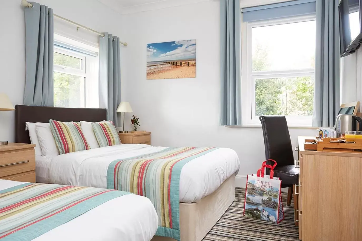 Bedroom, Bed in Luccombe Manor Country House Hotel