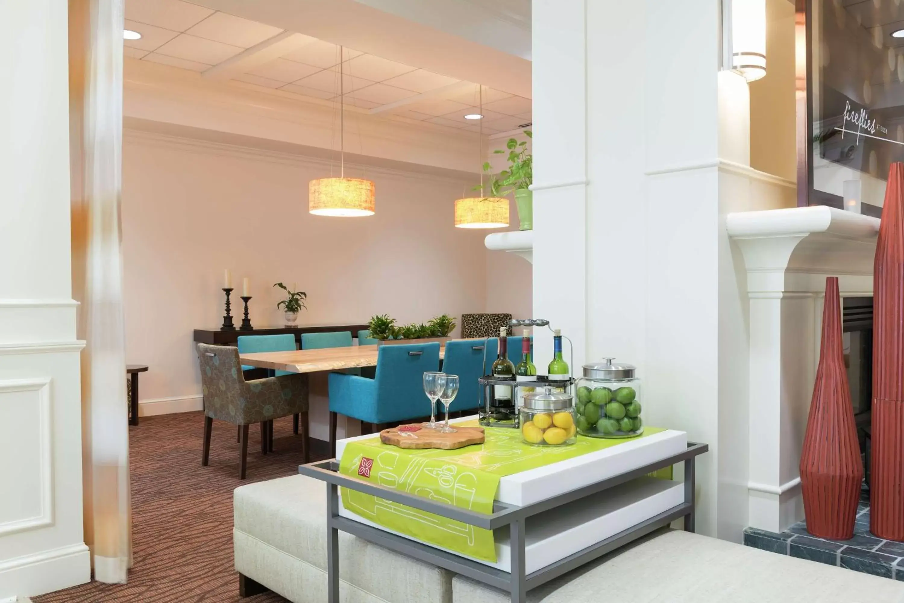 Dining area in Hilton Garden Inn West Lafayette Wabash Landing