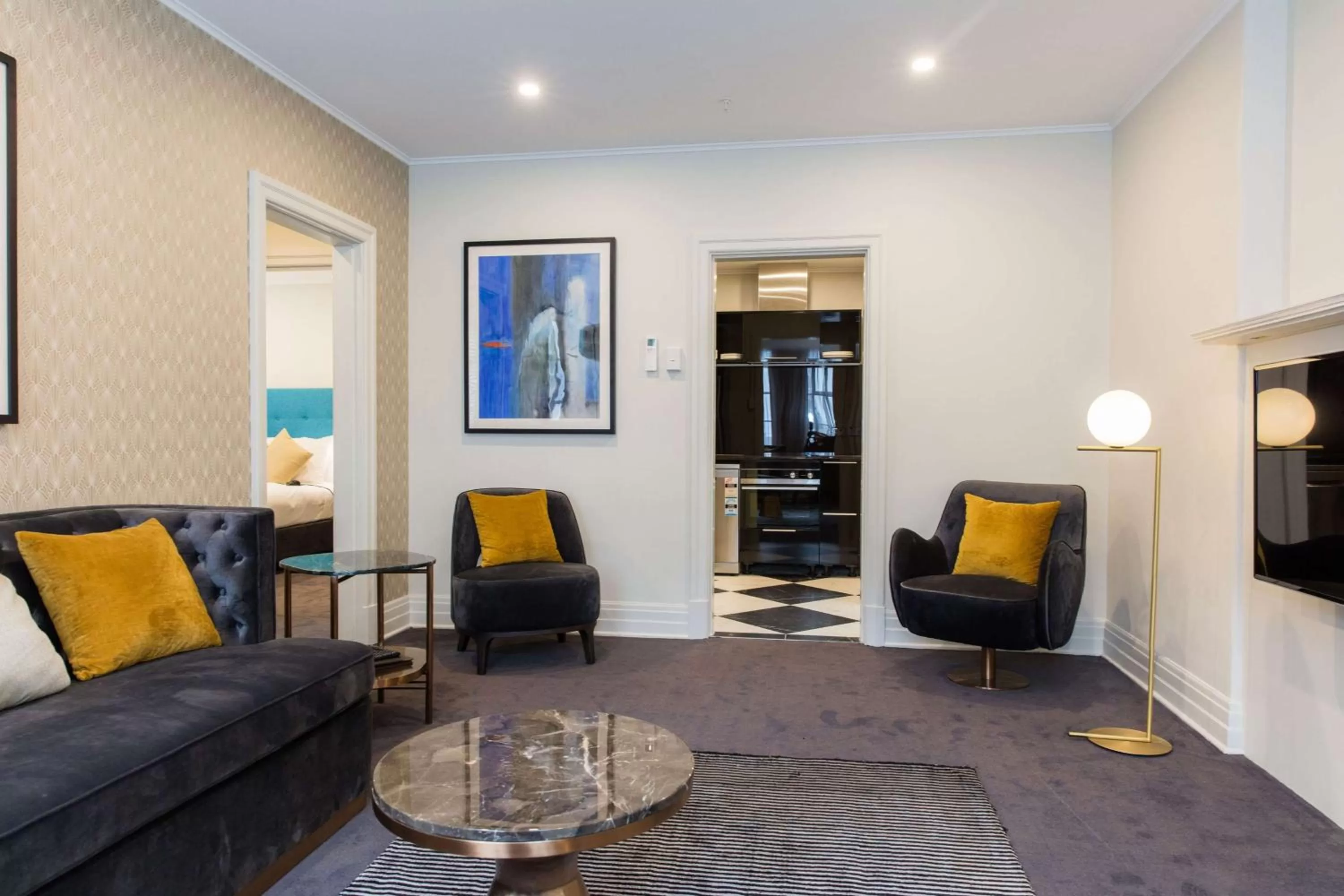 Living room in Doubletree By Hilton Wellington