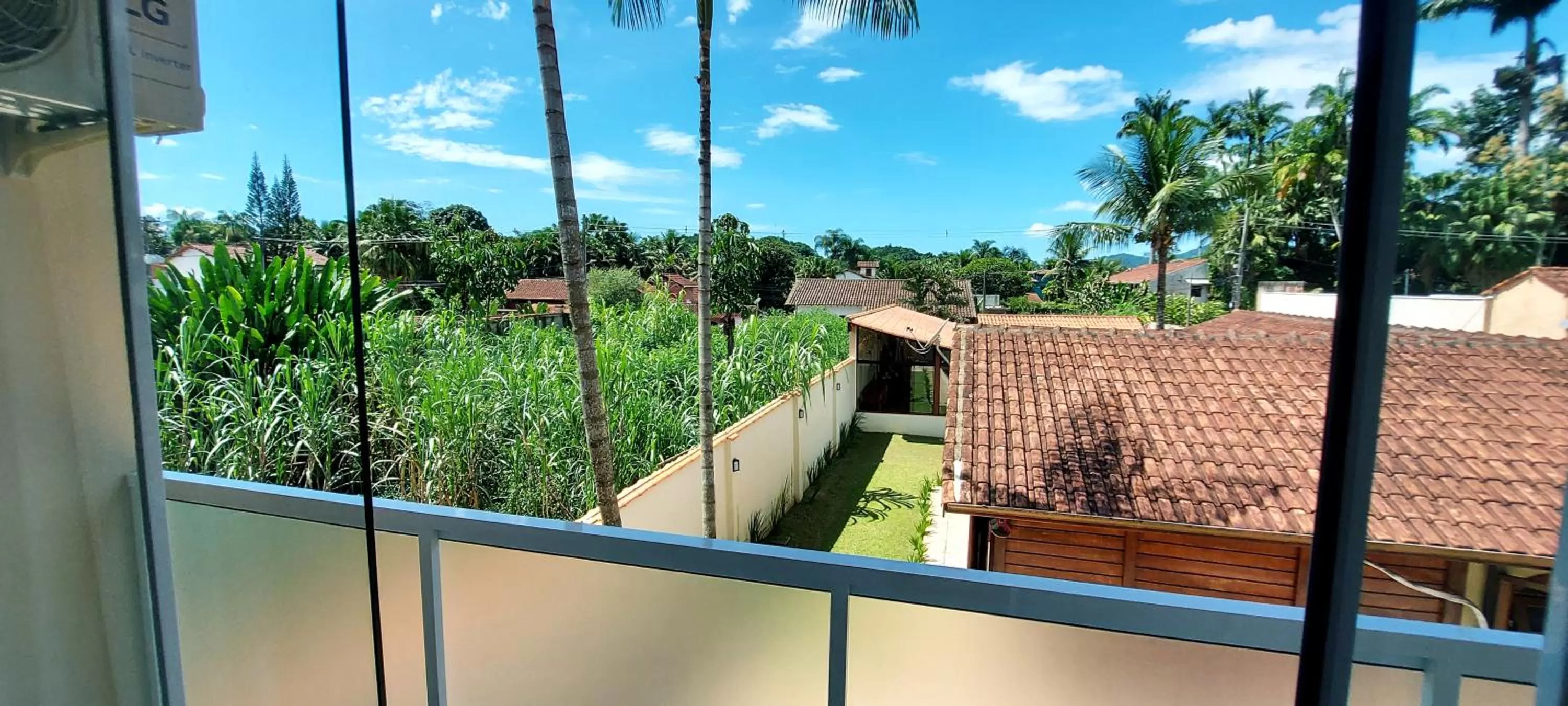 Garden view in Pousada das Saíras