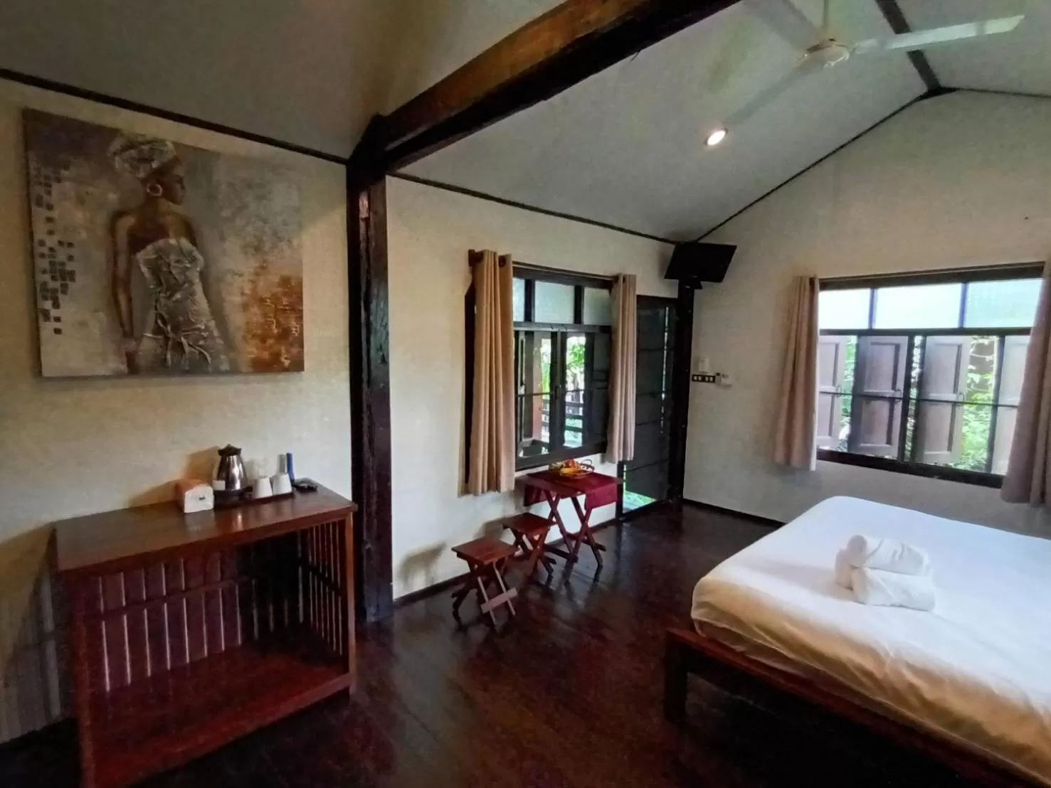 Bed in Little Village Chiang Mai