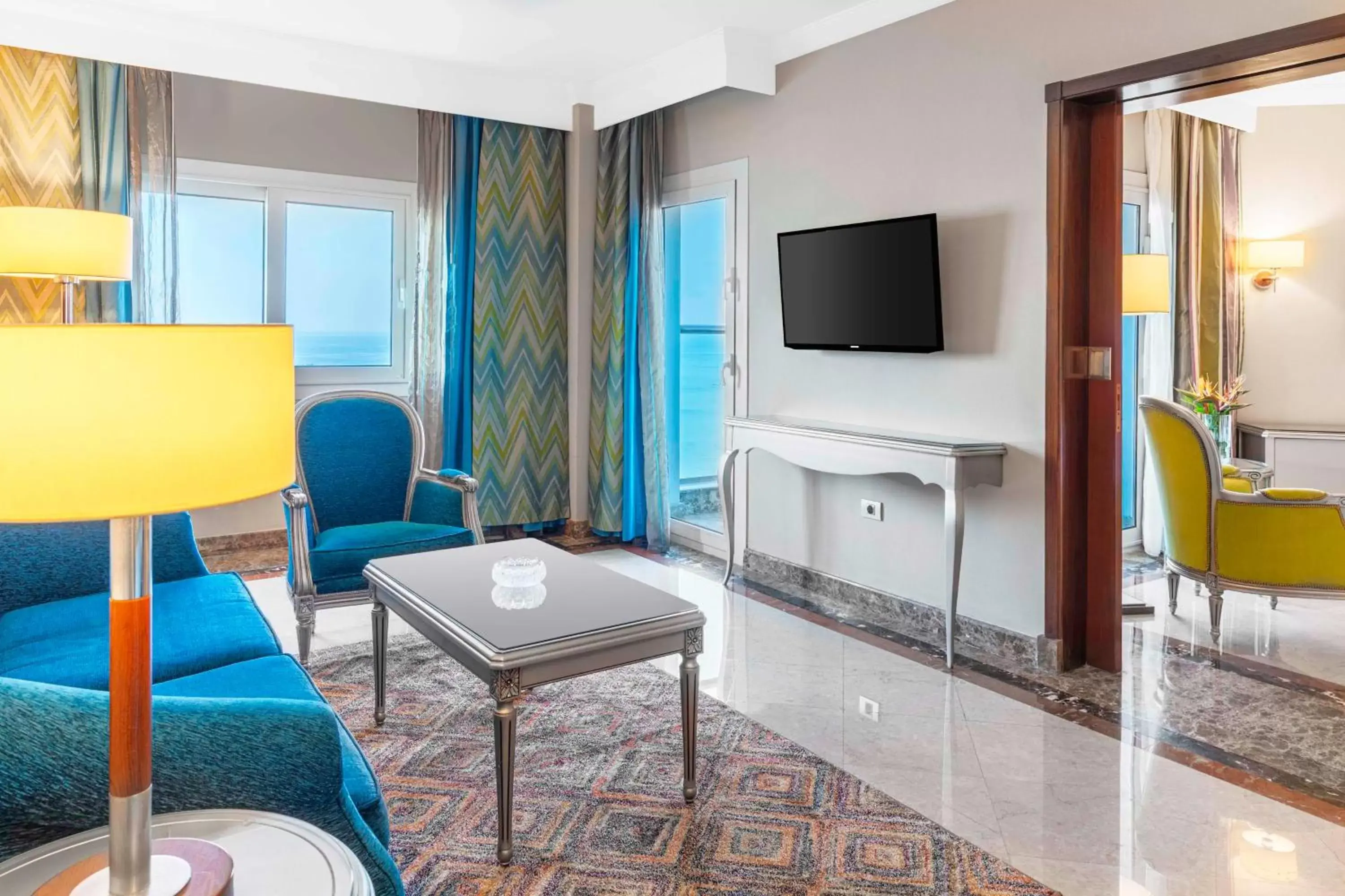 Bedroom, Seating Area in Hilton Alexandria Corniche