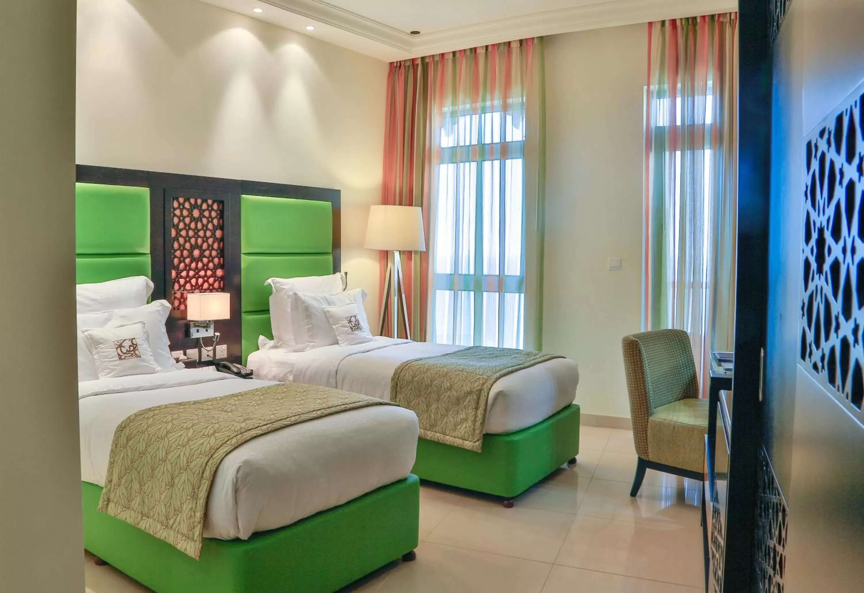 Standard Twin Room with View in Bahi Ajman Palace Hotel