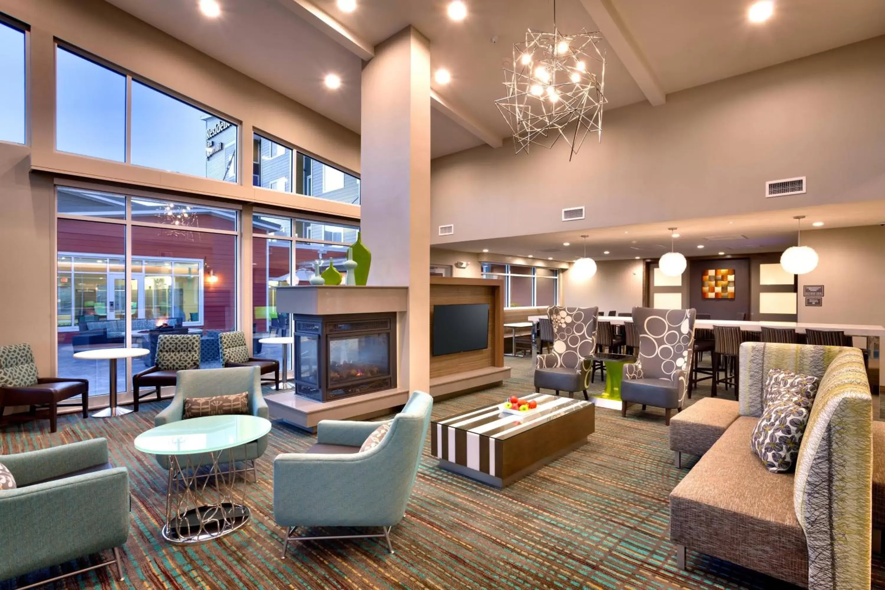 Lobby or reception, Lounge/Bar in Residence Inn by Marriott Casper