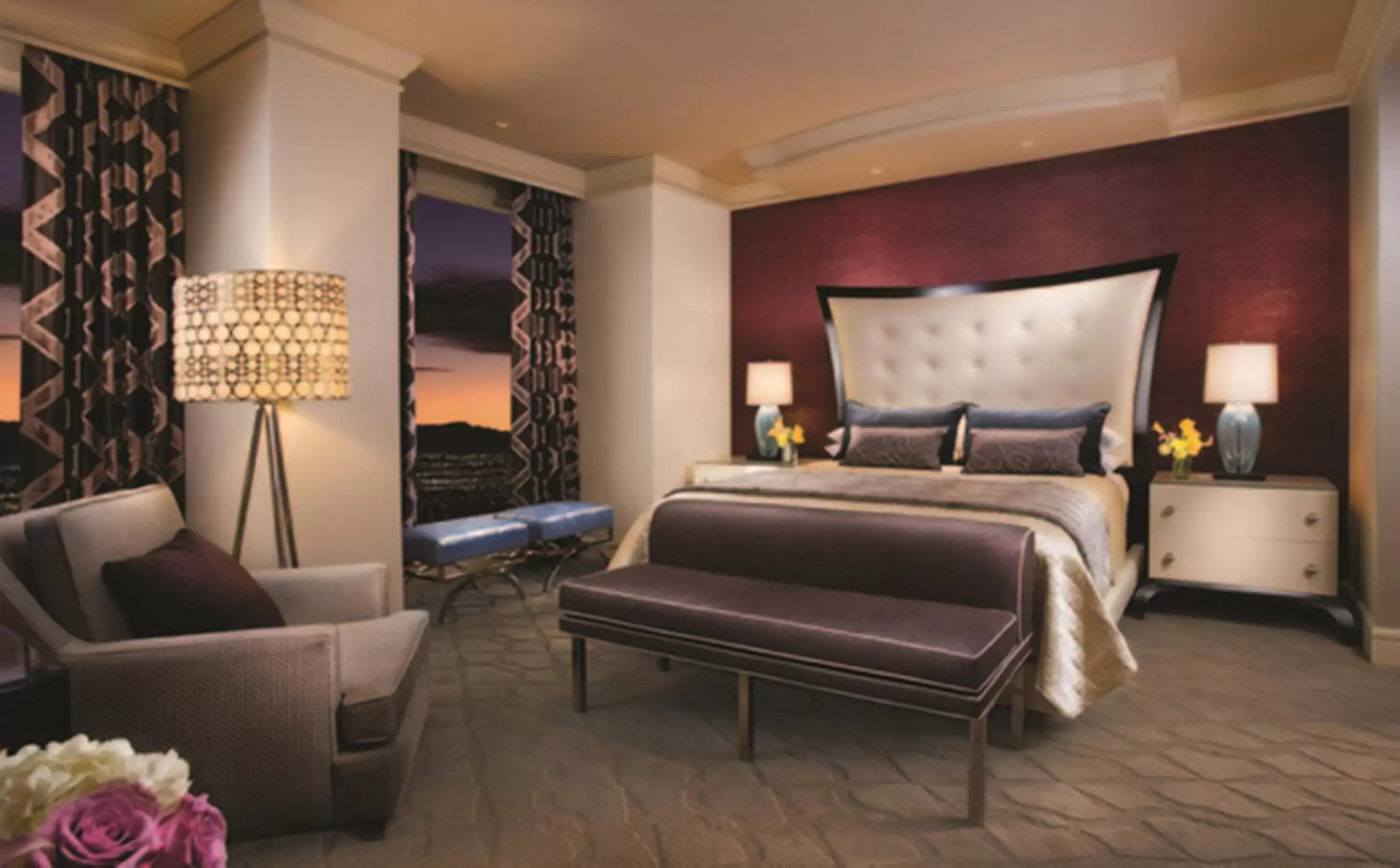Bedroom, Seating Area in Bellagio