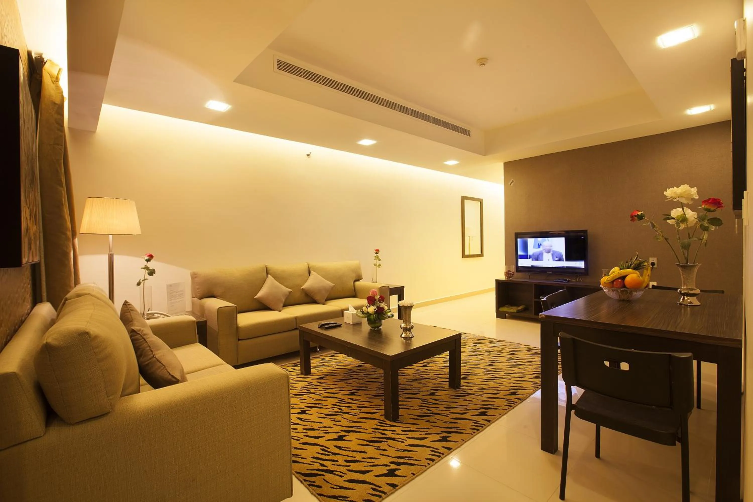 Living room in Hayat Watheer for serviced Apartment