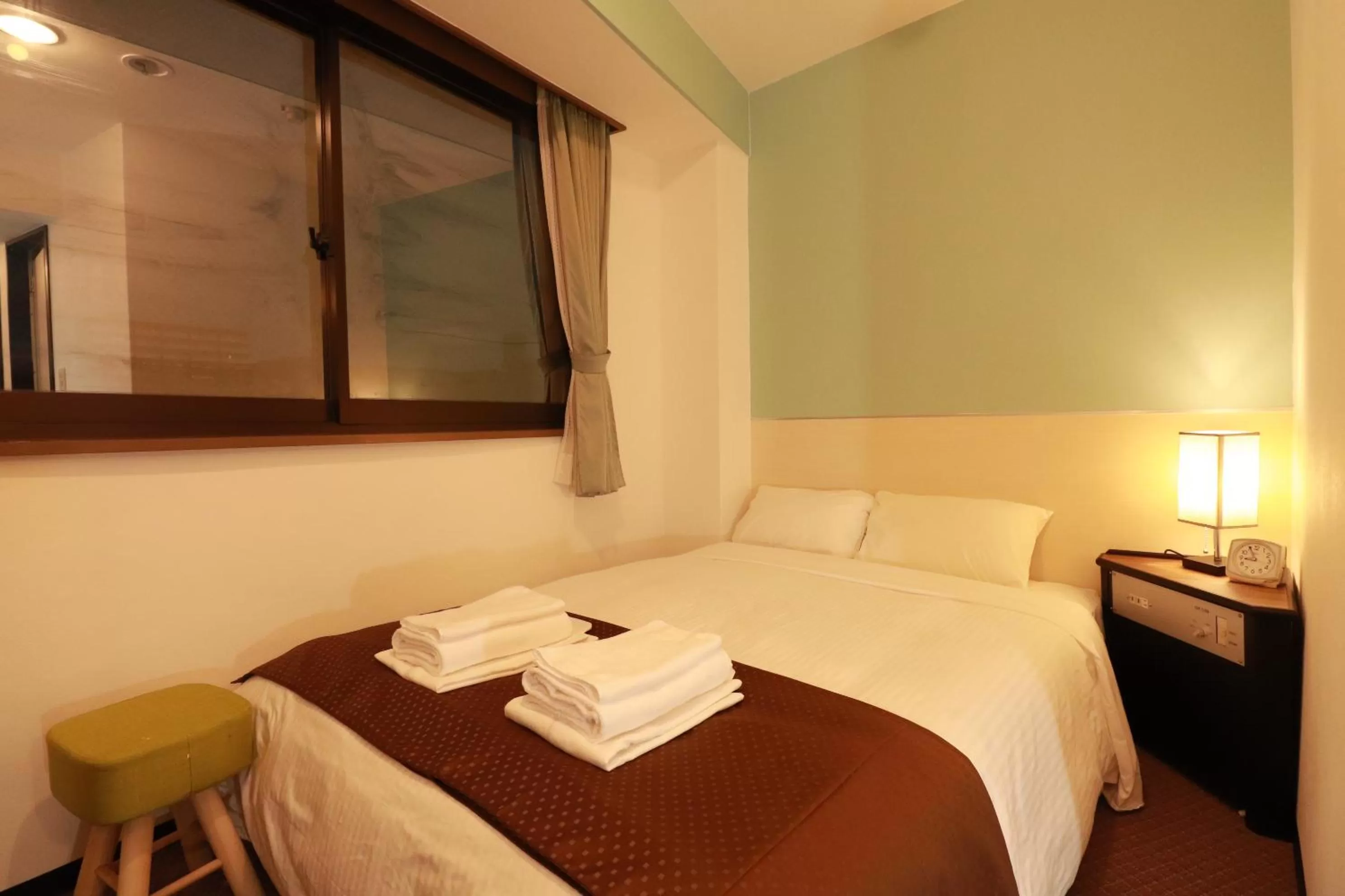 Bed in Business Hotel Kudamatsu