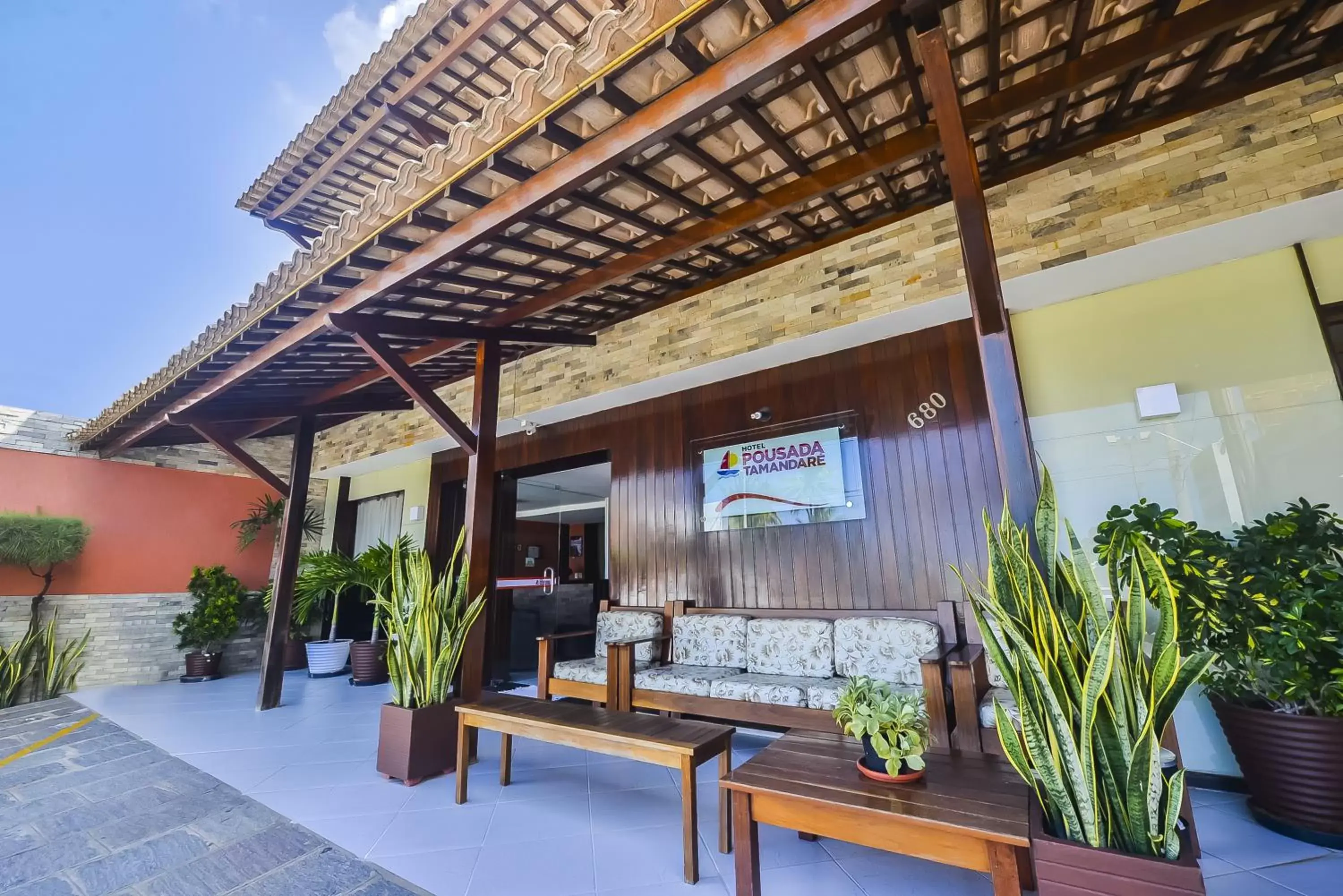 Facade/entrance in Hotel Pousada Tamandaré - PB