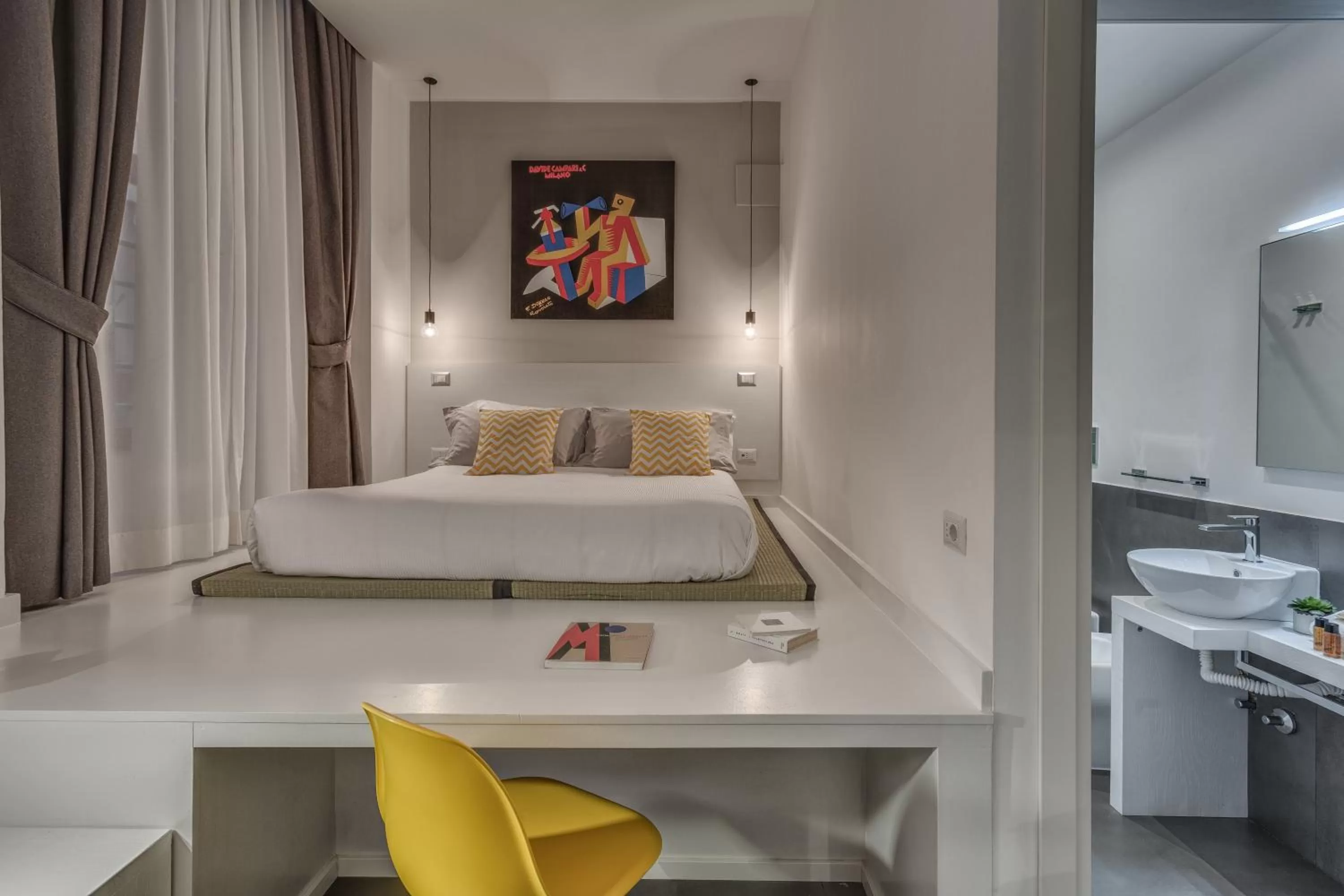 Bedroom, Bed in Navona Theatre Hotel