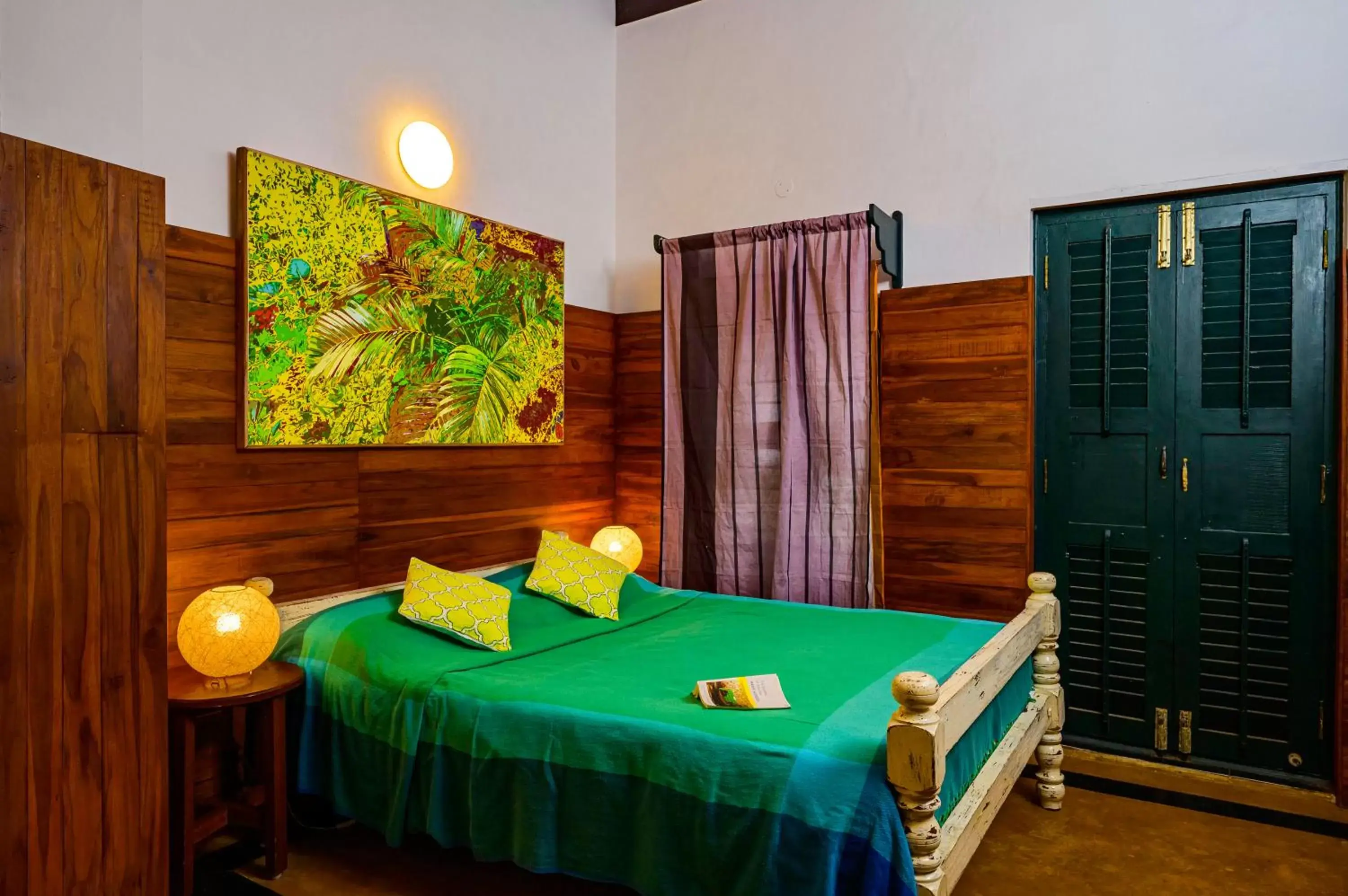 Bed in Neemrana's Coconut Alley Bed in Neemrana's Coconut Alley