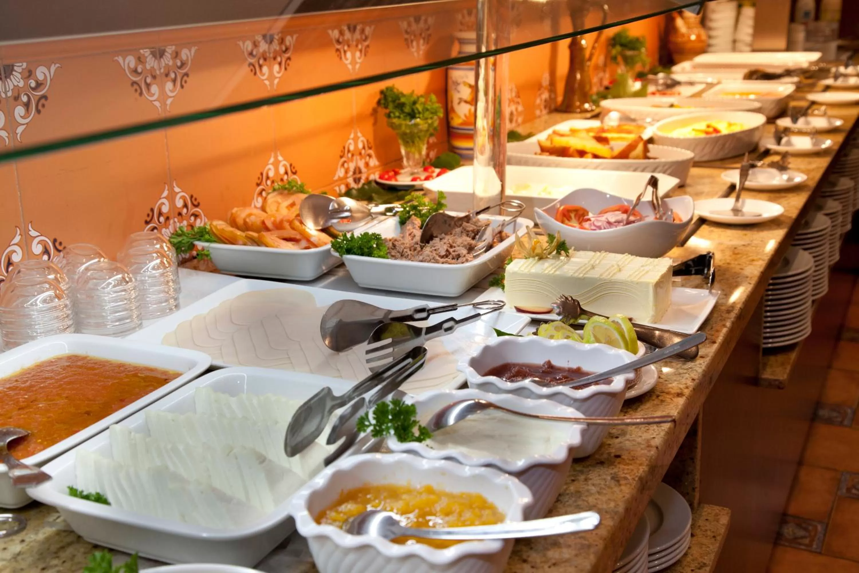 Buffet breakfast in Hotel Tarik