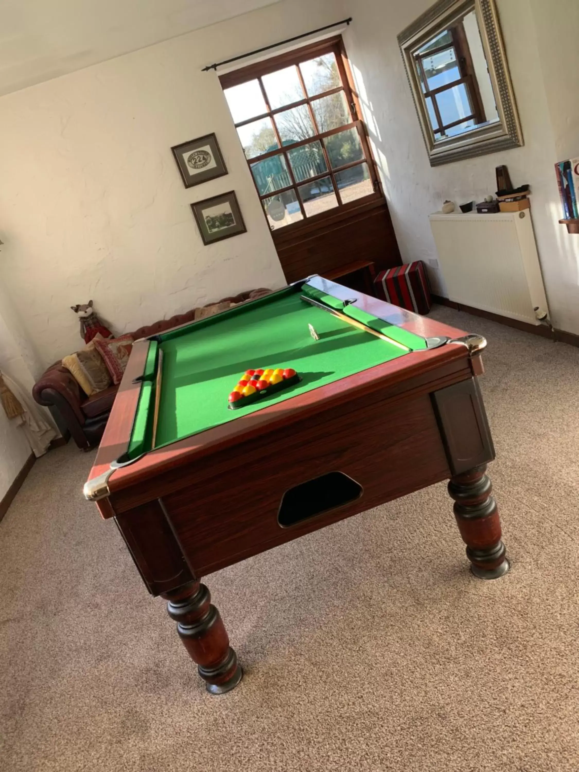 Billiards in The Old Station Guest House