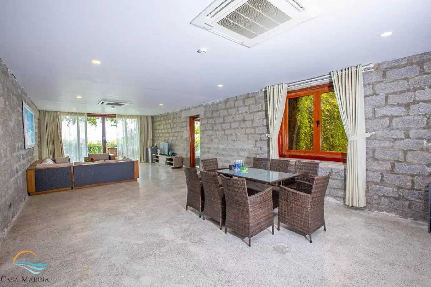 Living room in Casa Marina Resort