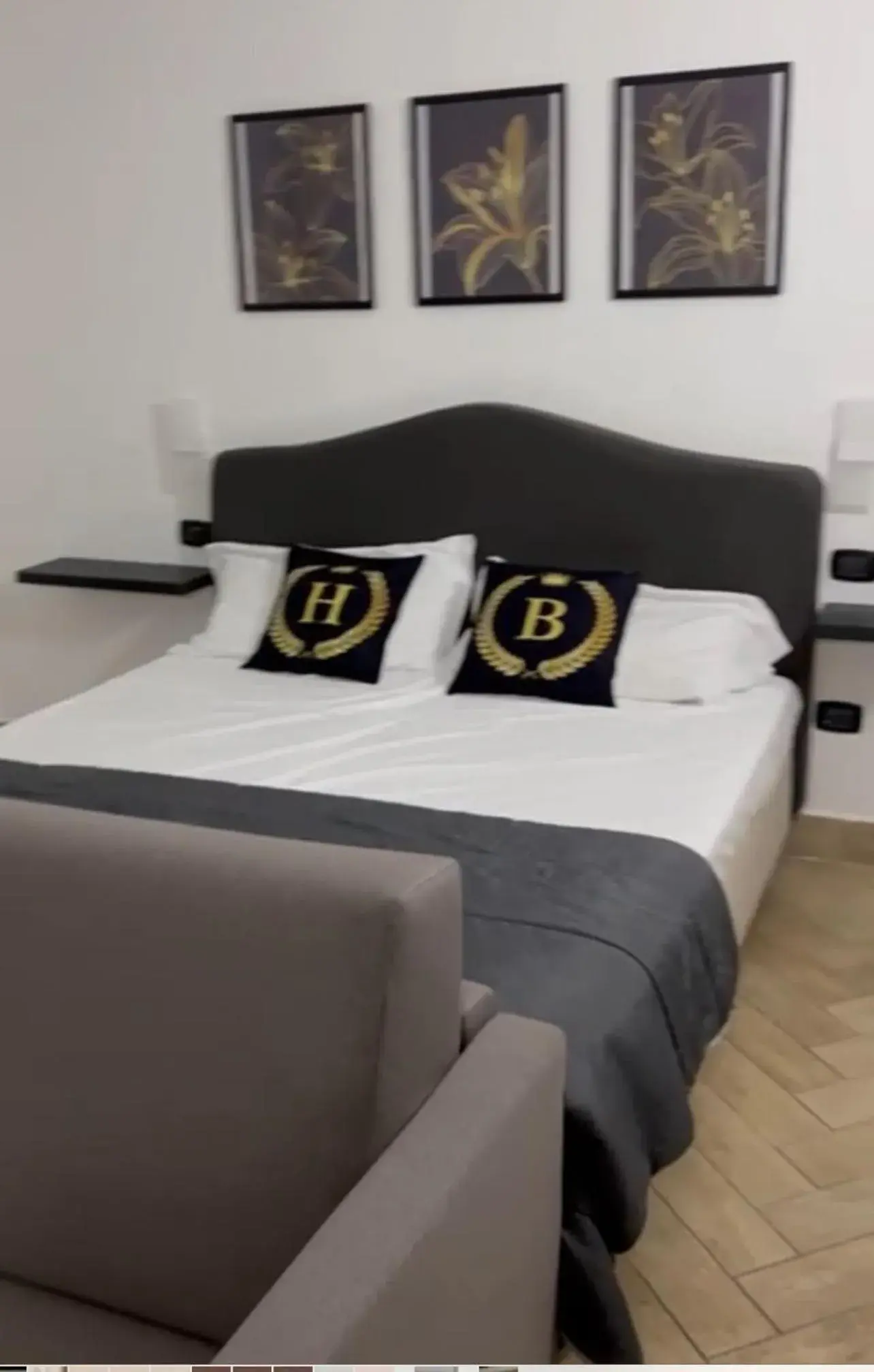 Bed in Hotel Barbato