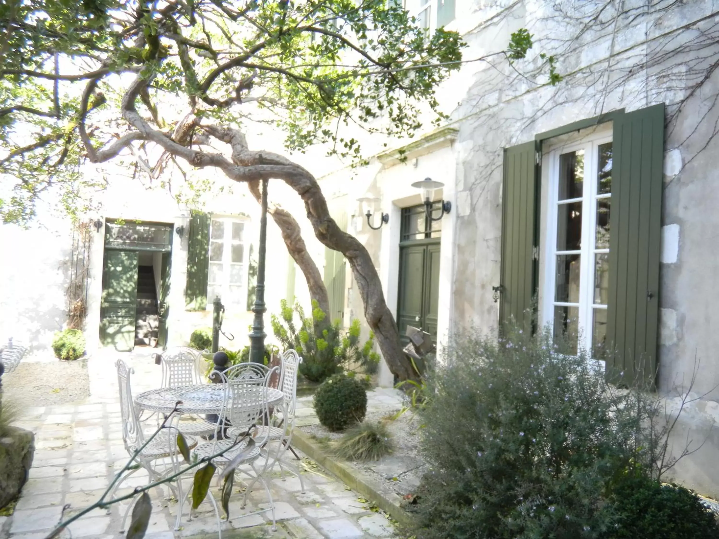 Patio in Le Mole (Appartements et Chambres)