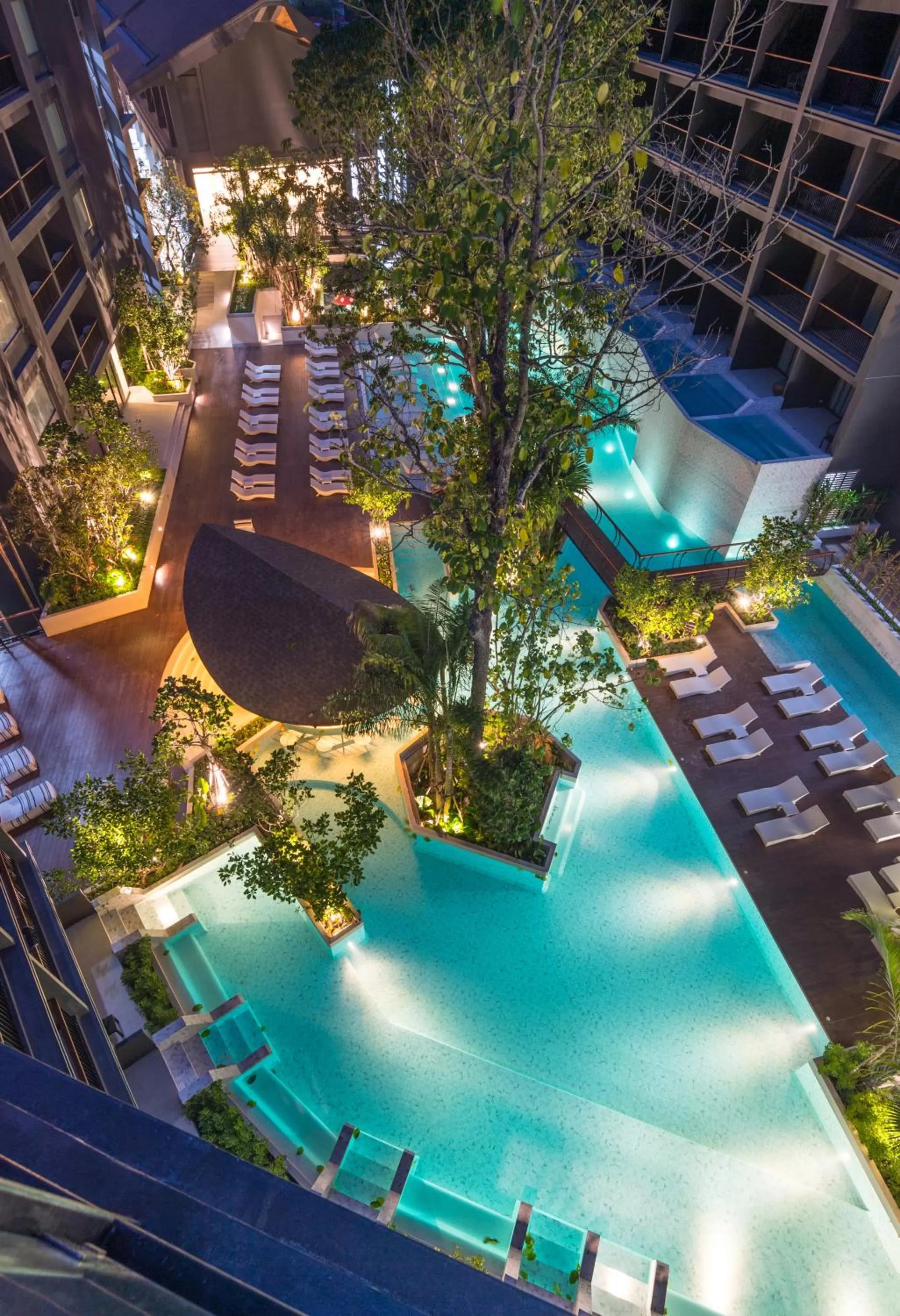 Pool view in Panan Krabi Resort