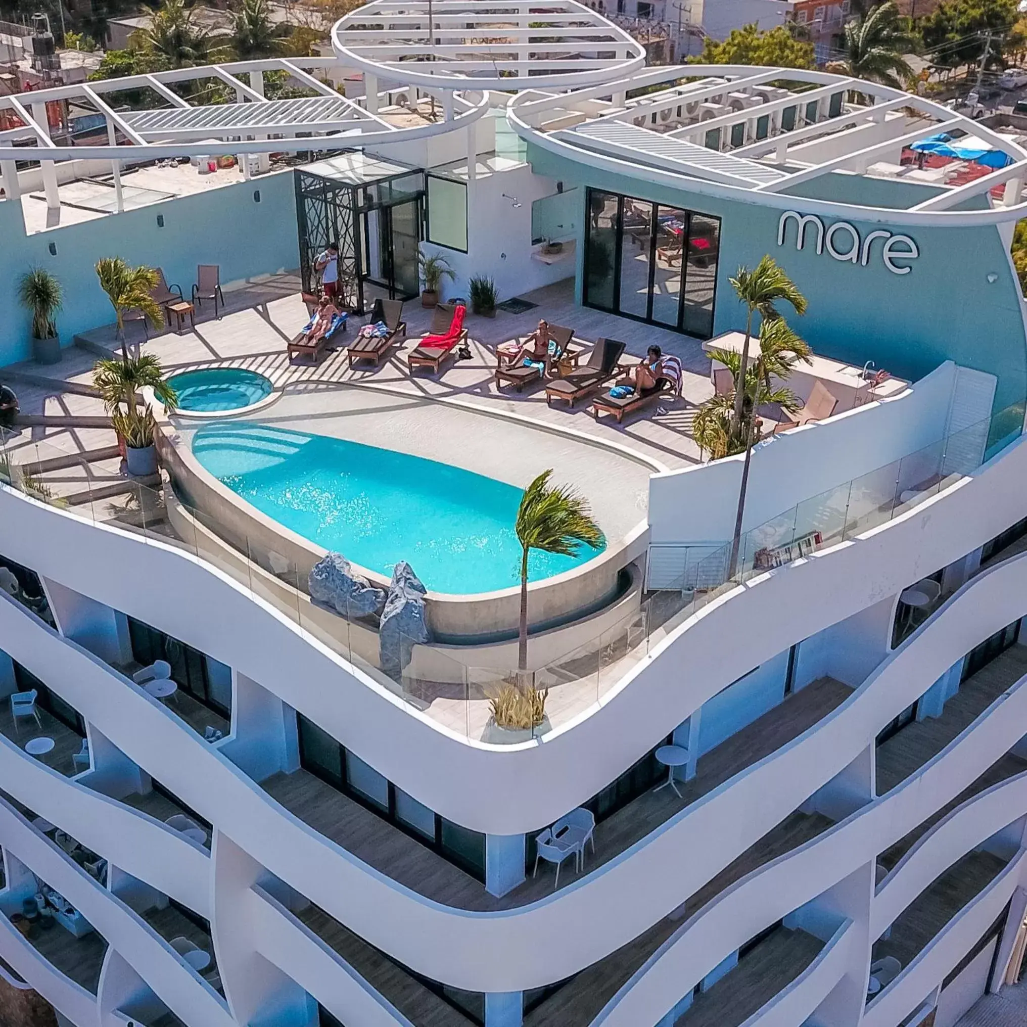 Swimming pool, Pool View in Mare Playa del Carmen