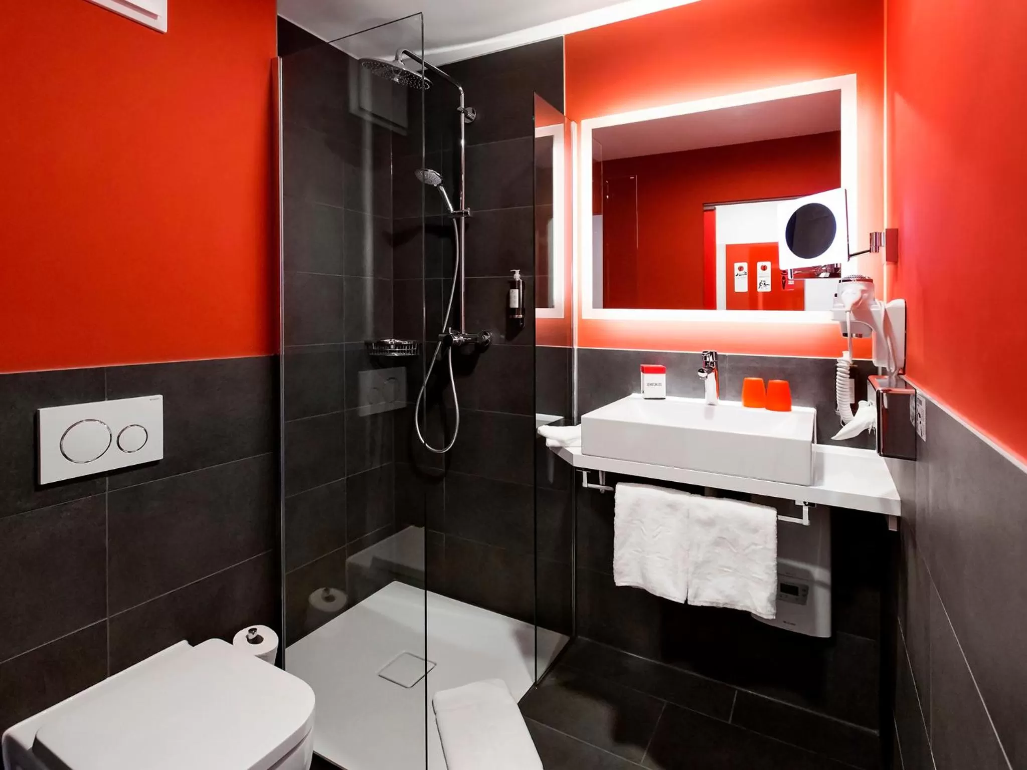 Shower in DORMERO Hotel Roth