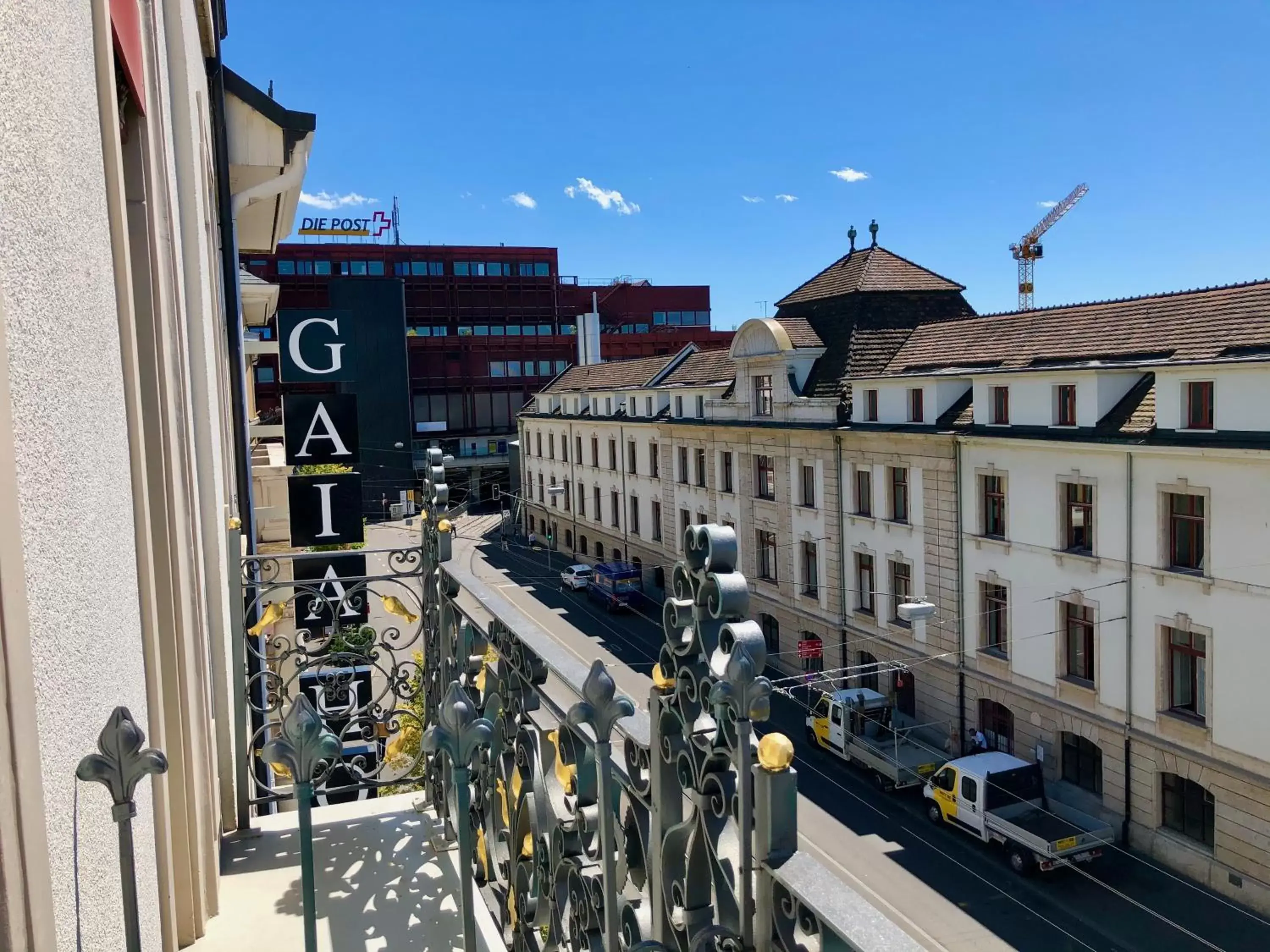 City view in GAIA Hotel Basel - the sustainable 4 star hotel